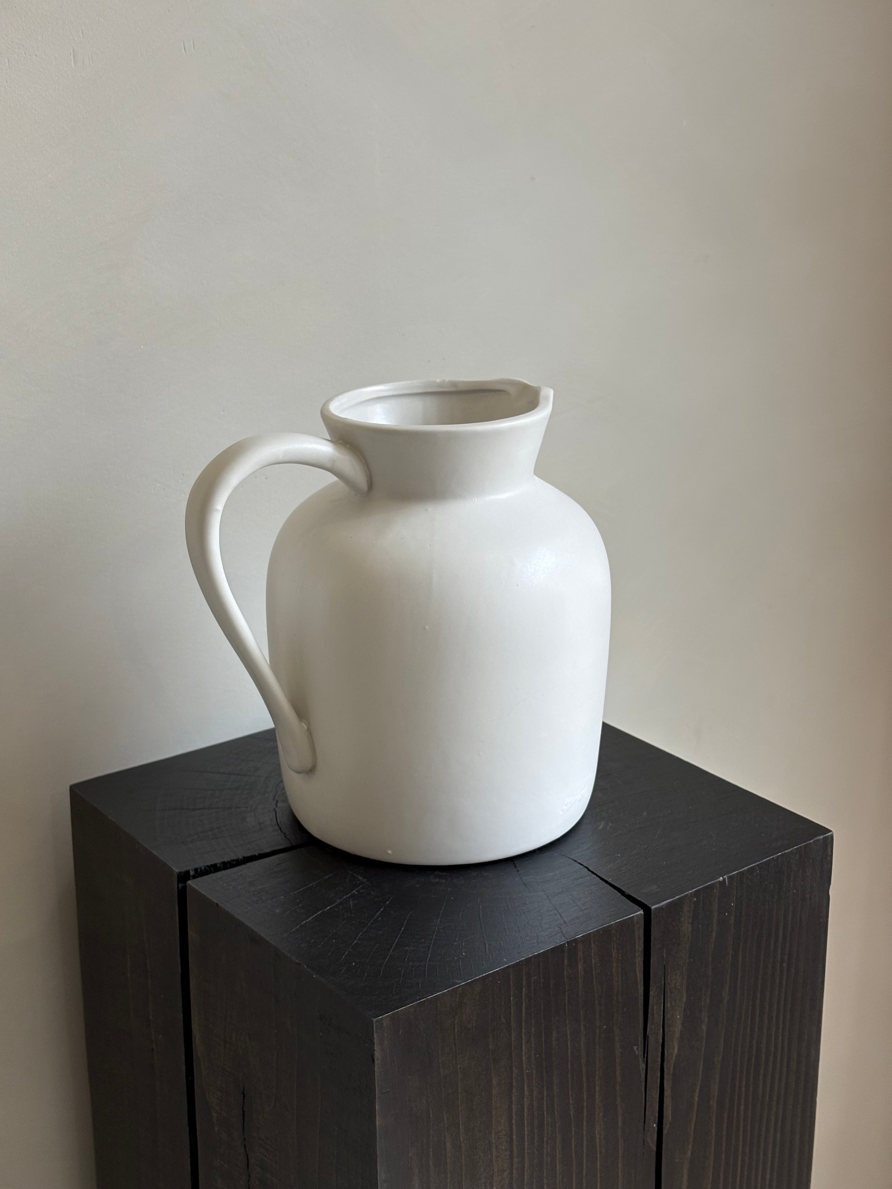 WHITE PITCHER