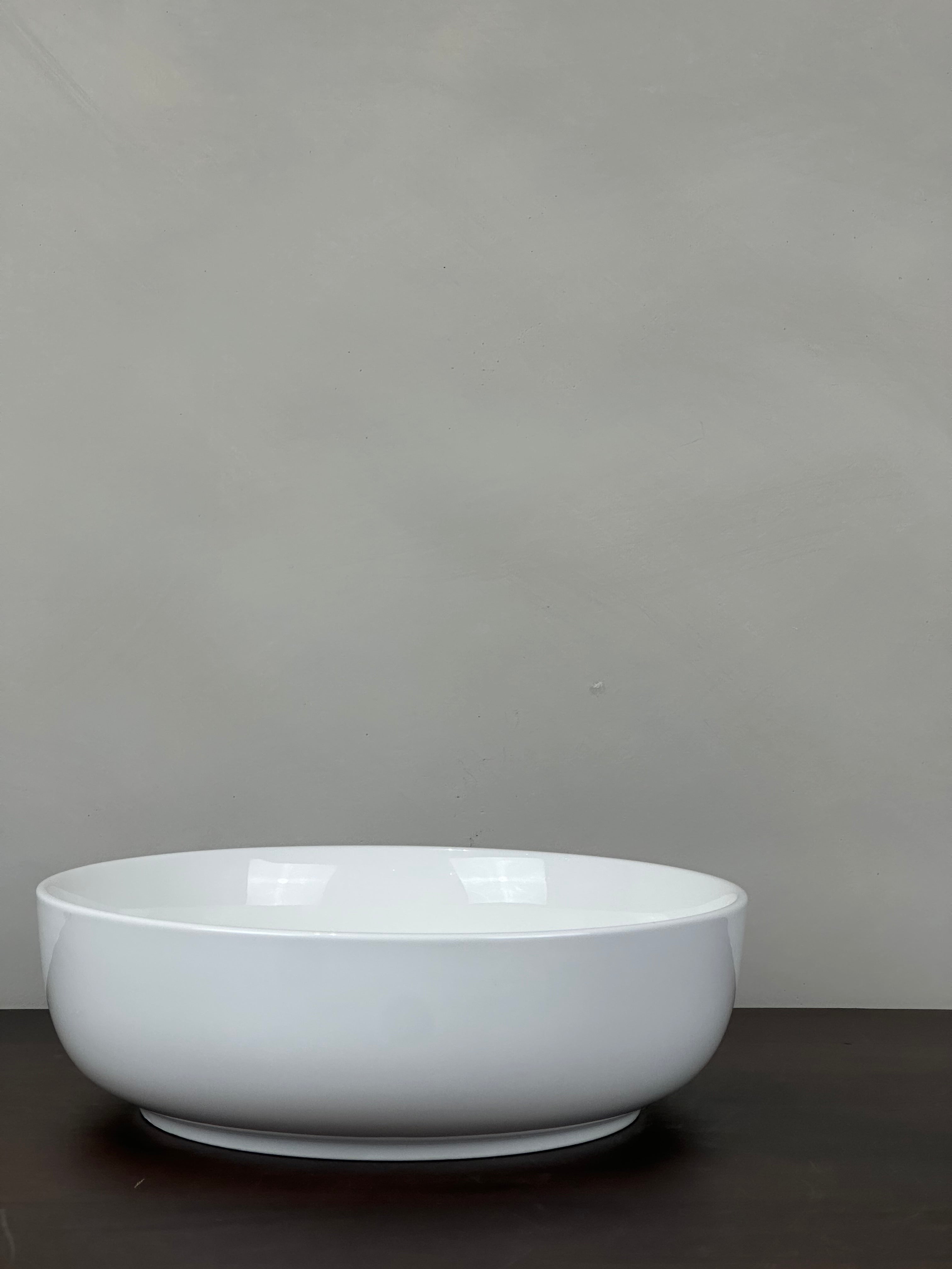 WHITE CERAMIC BOWL