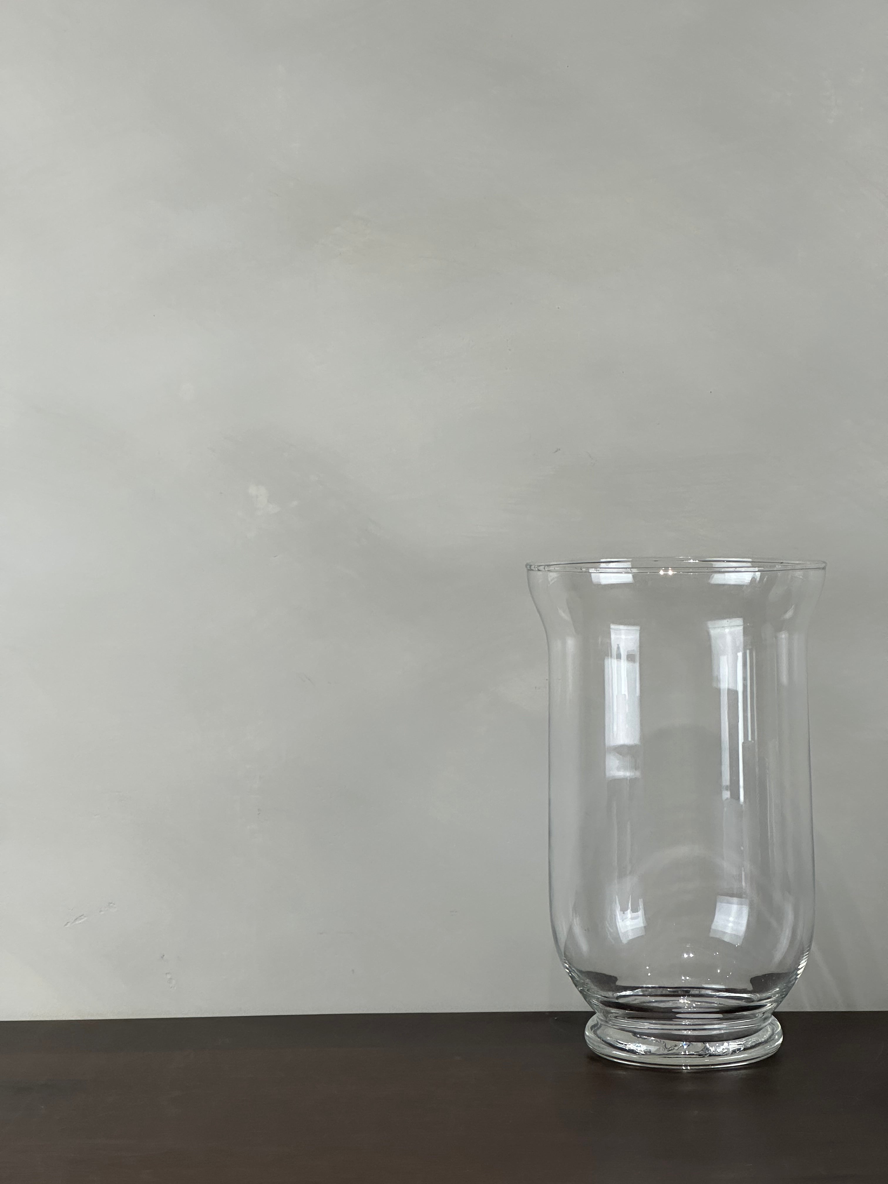 FLARED GLASS VASE