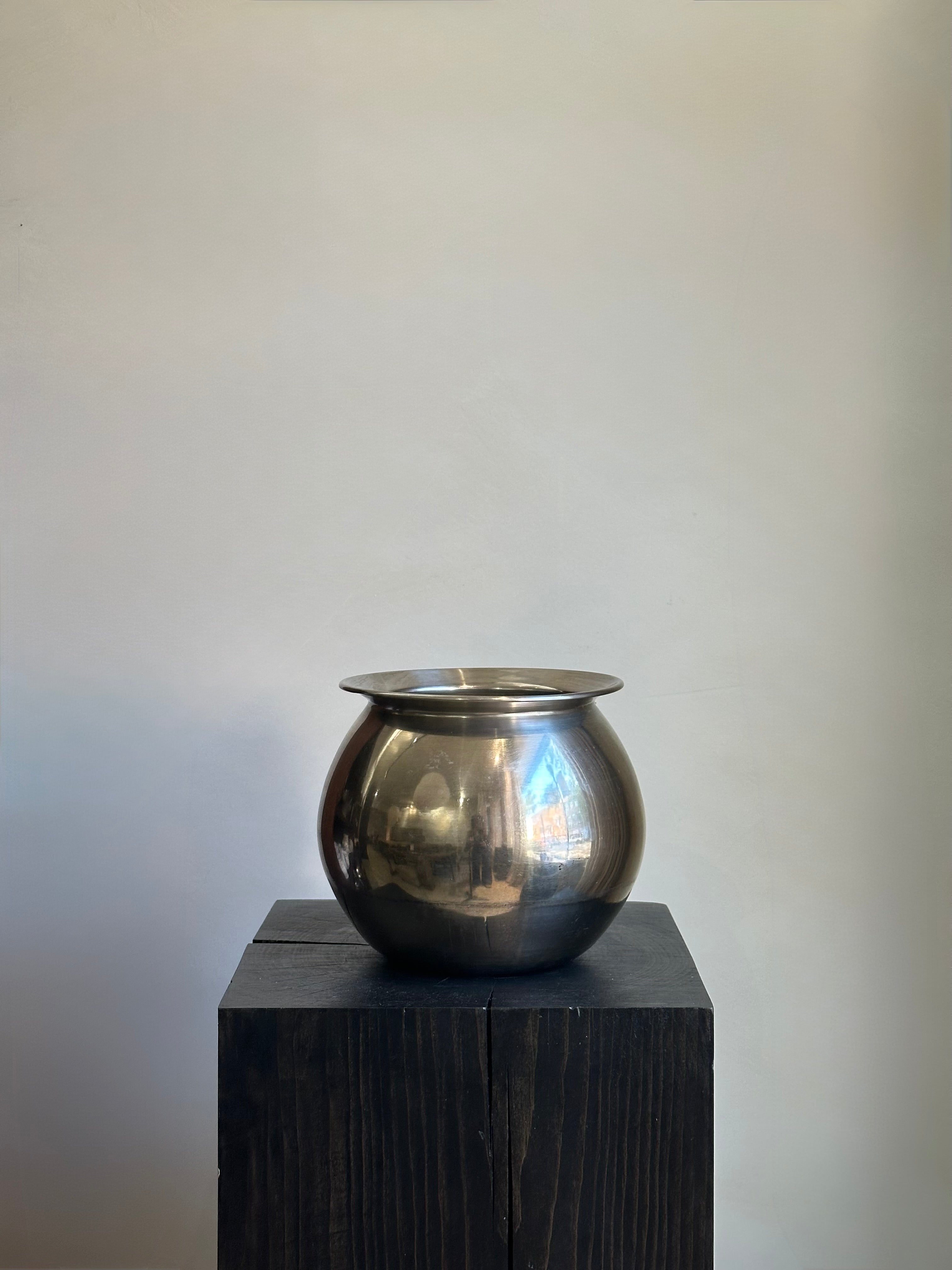 CHROME BUBBLE VASE