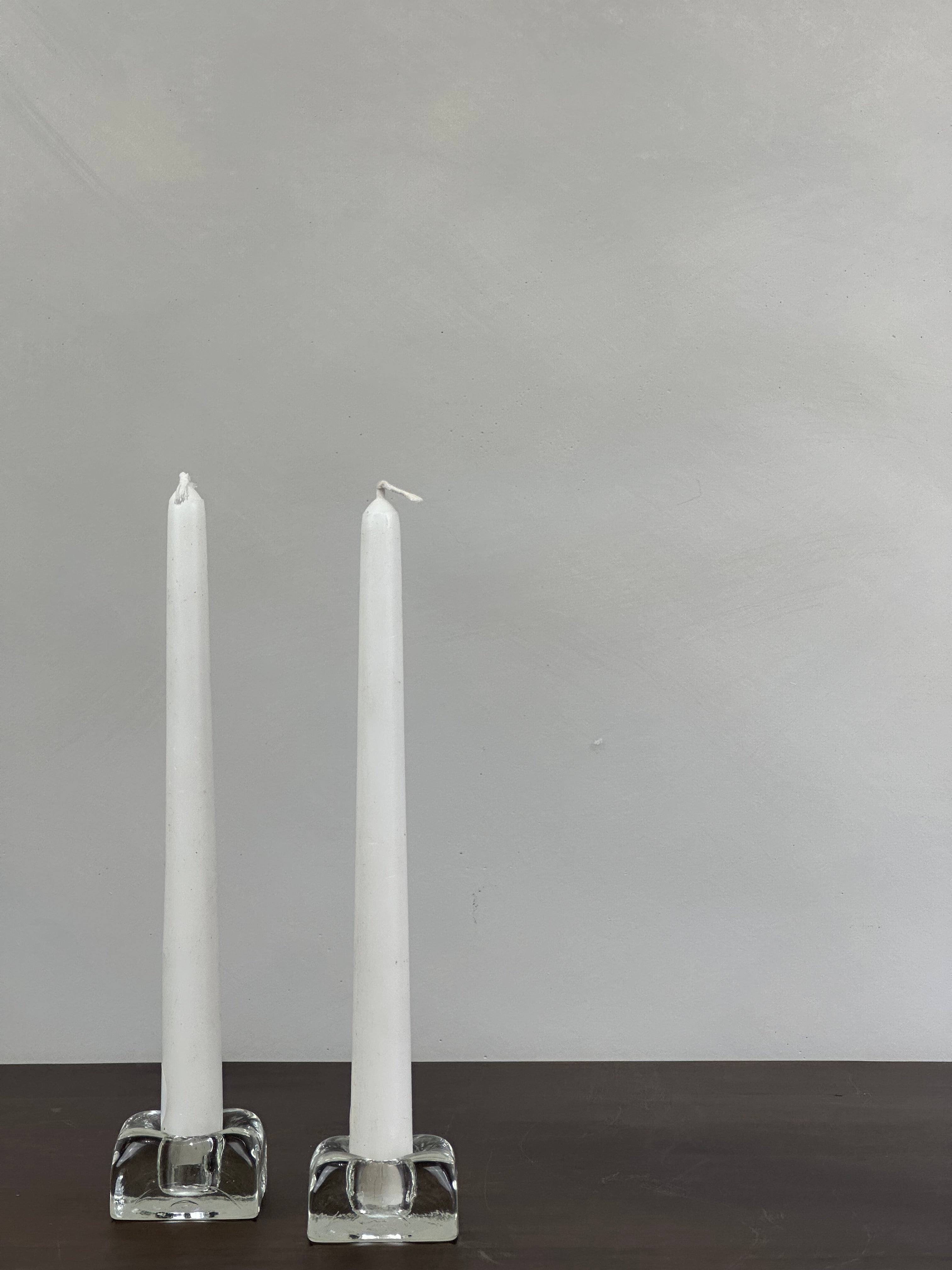 SQUARE GLASS CANDLE HOLDER