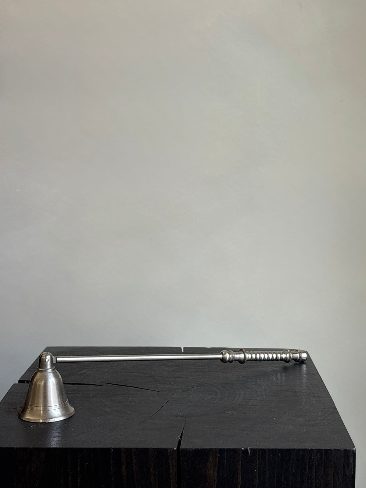 VINTAGE SILVER-TONE CANDLE SNUFFER