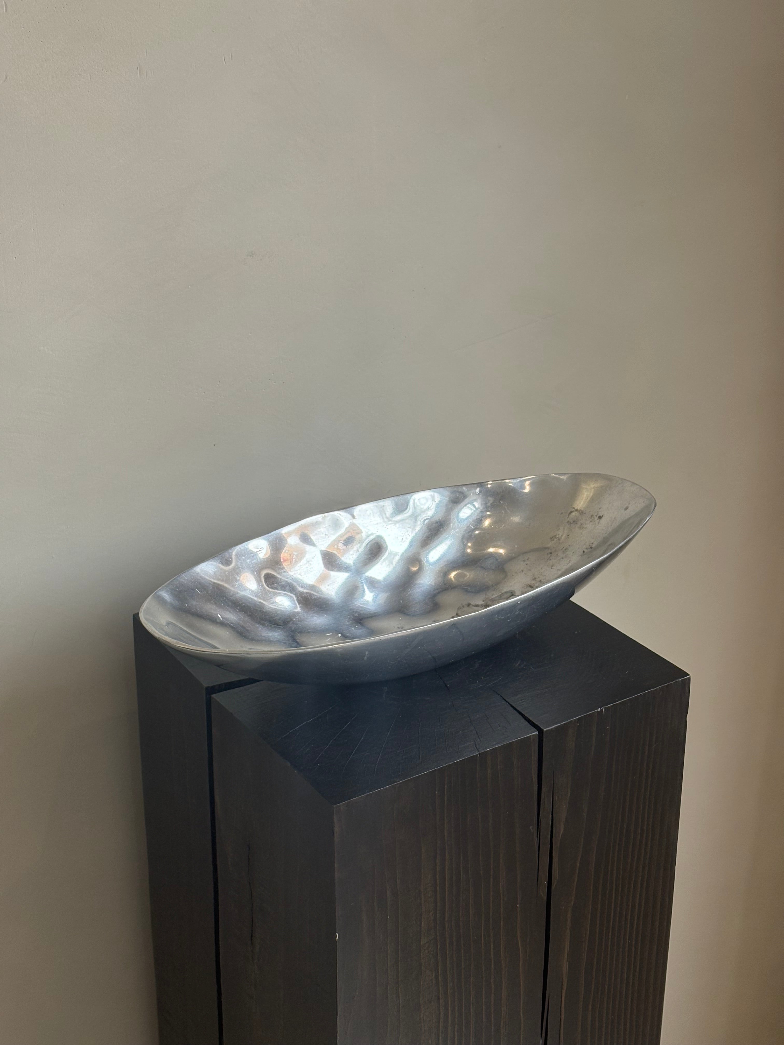 SILVER OVAL DISH