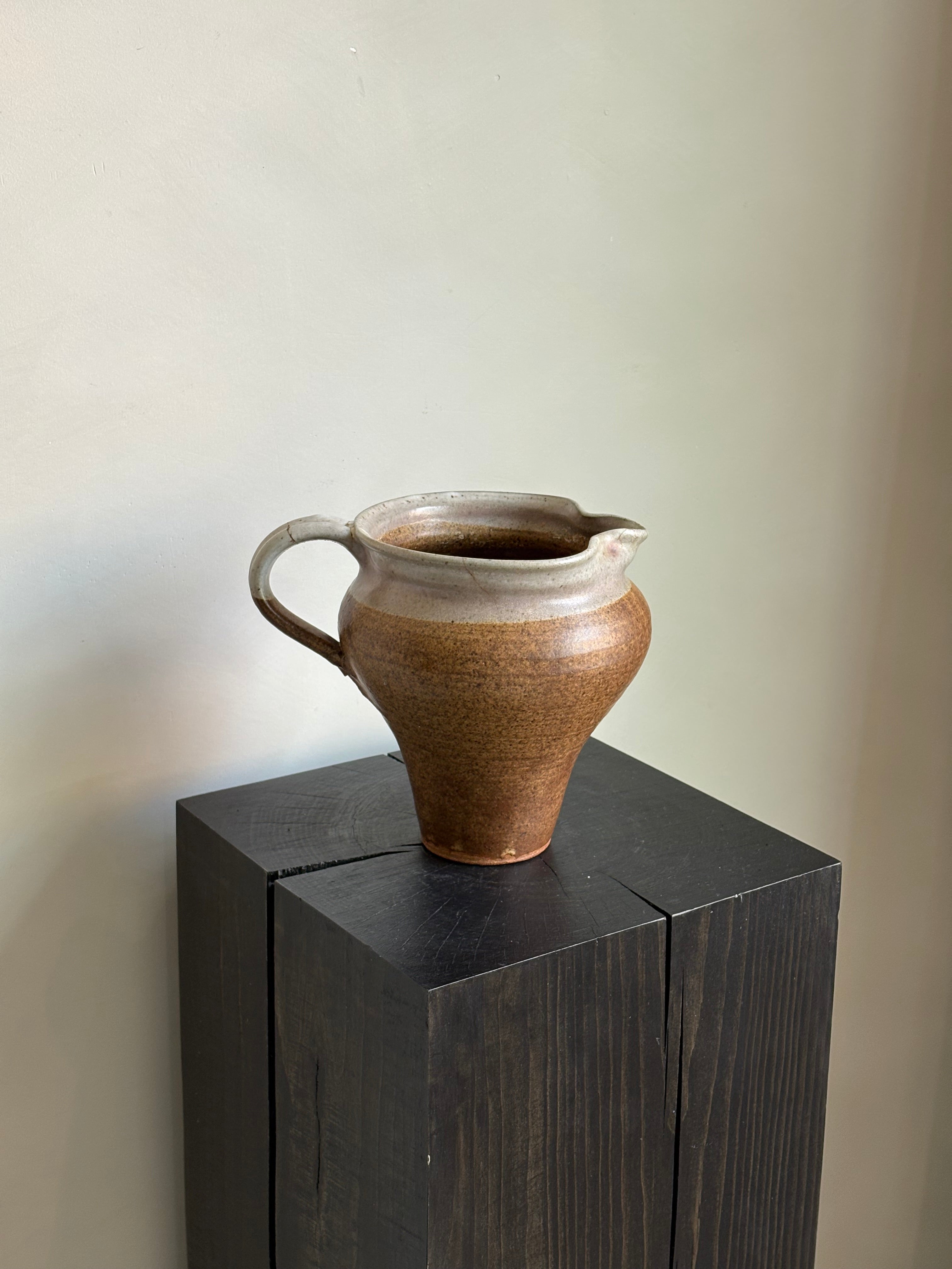 HANDCRAFTED TWO-TONED PITCHER