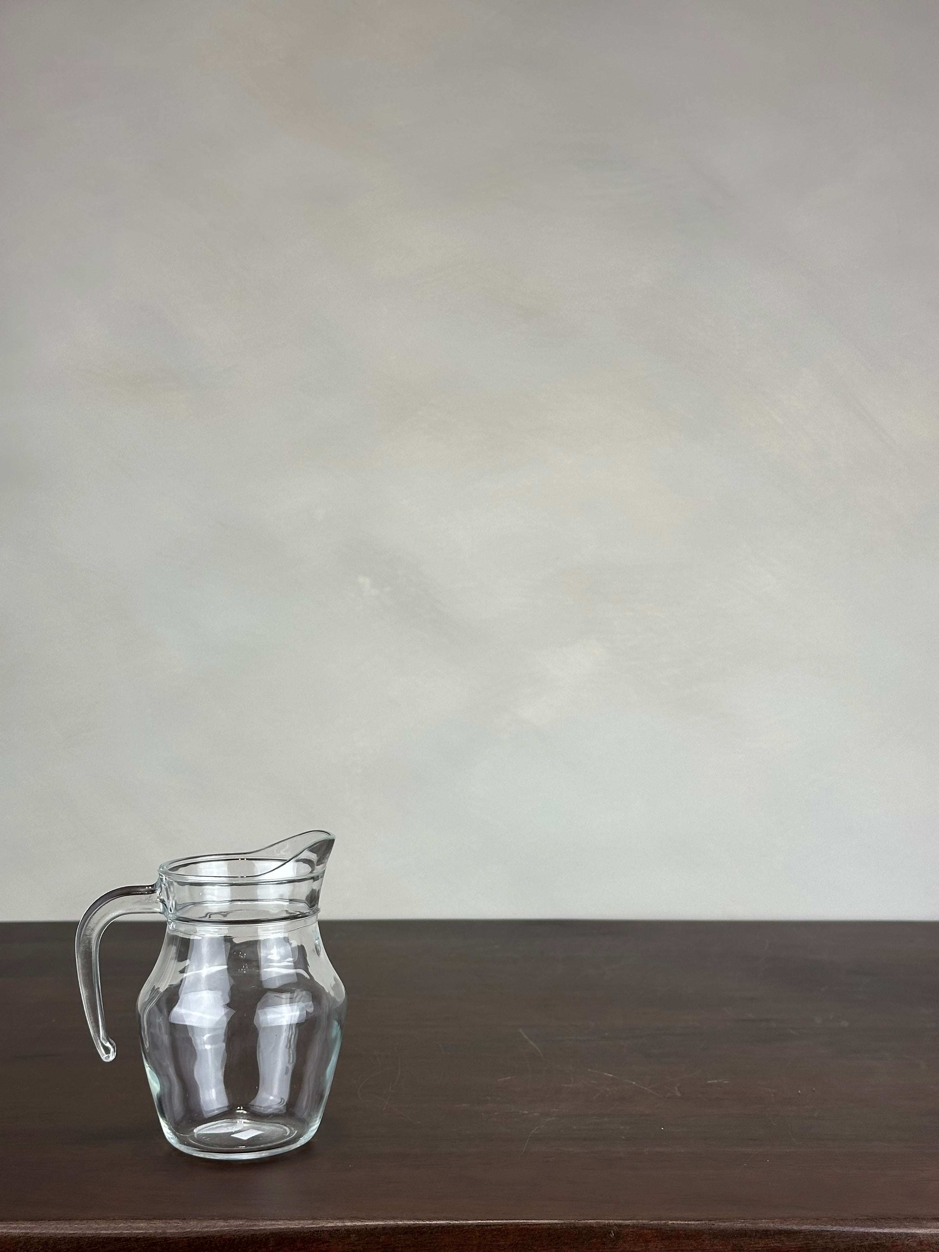 SMALL GLASS PITCHER