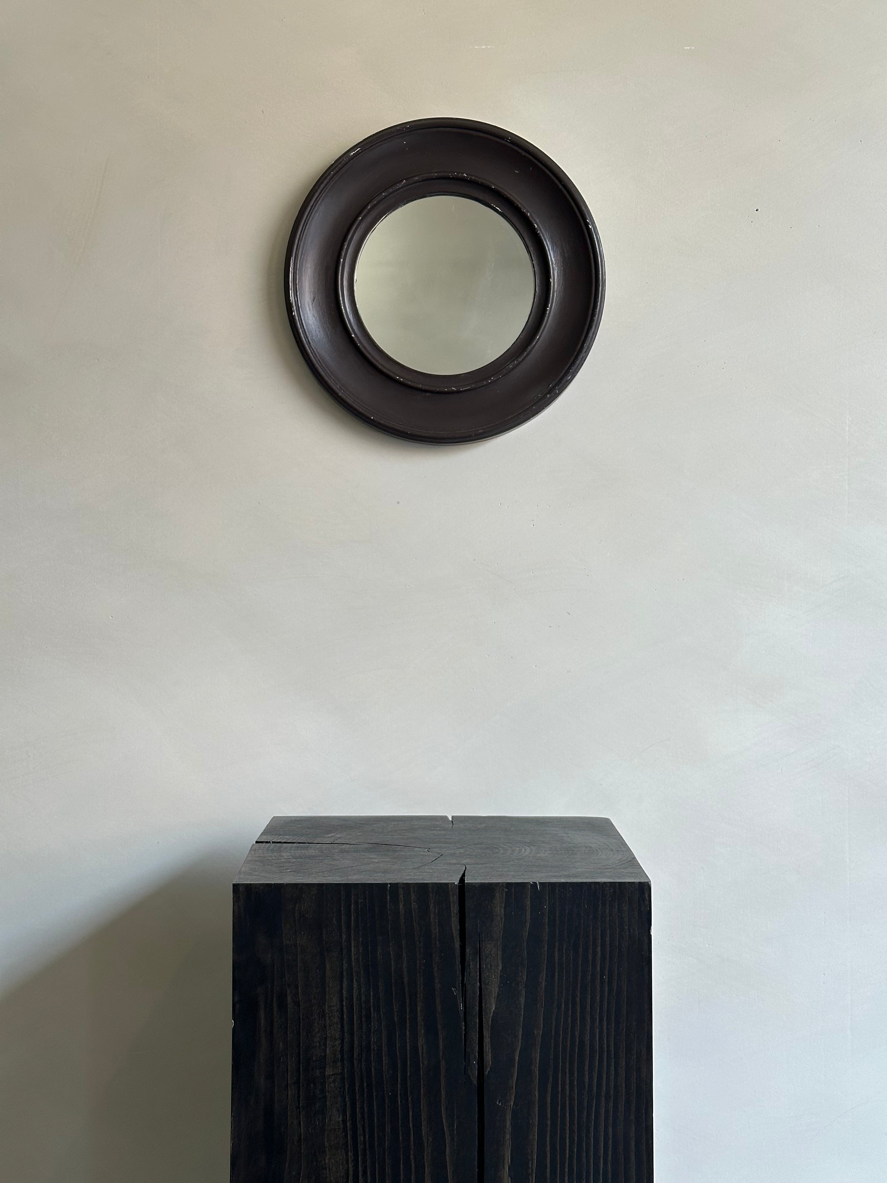 SMALL BROWN MIRROR