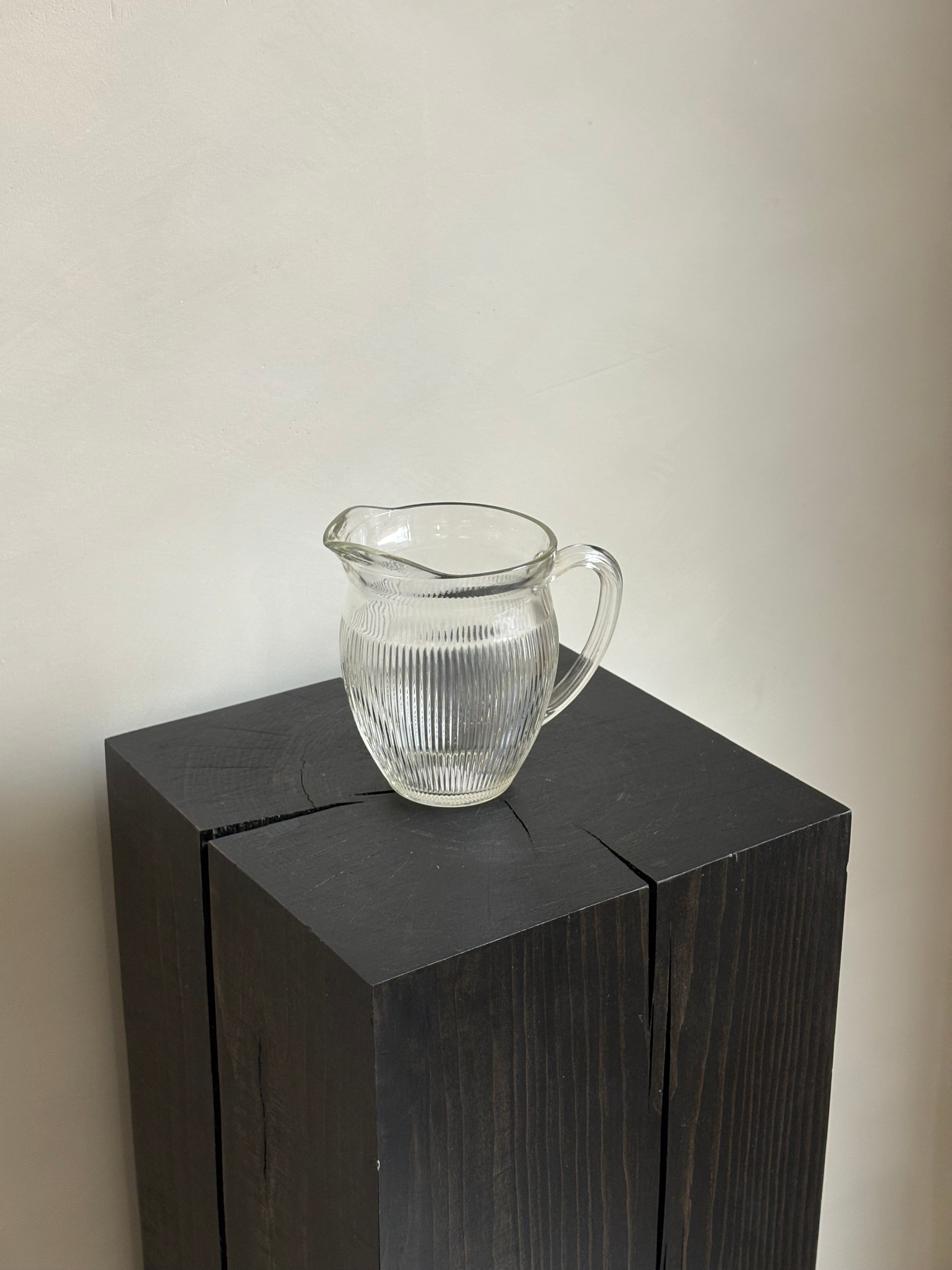 GLASS PITCHER