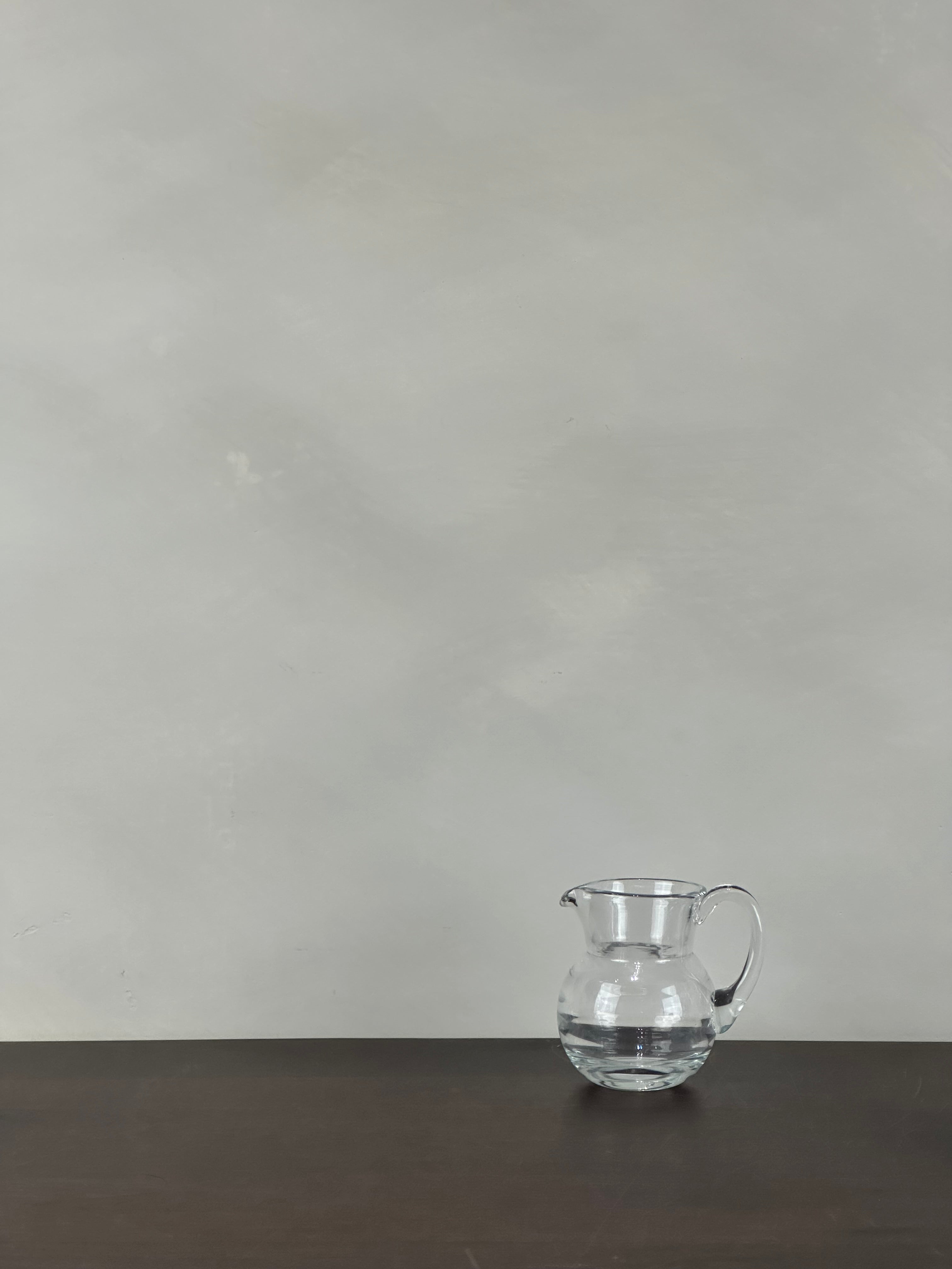 GLASS MINI SERVING PITCHER