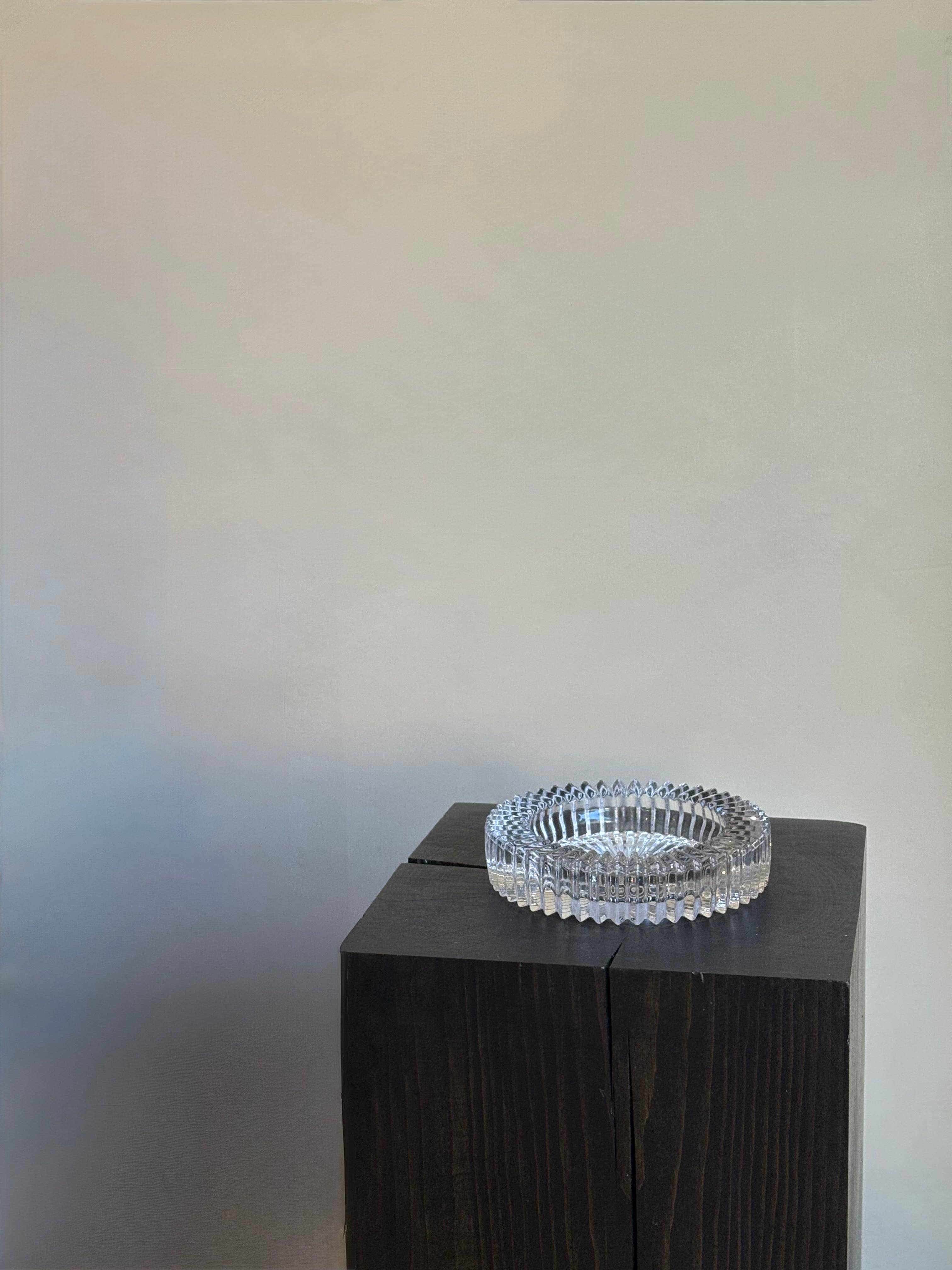 VINTAGE SPIKED CRYSTAL DISH