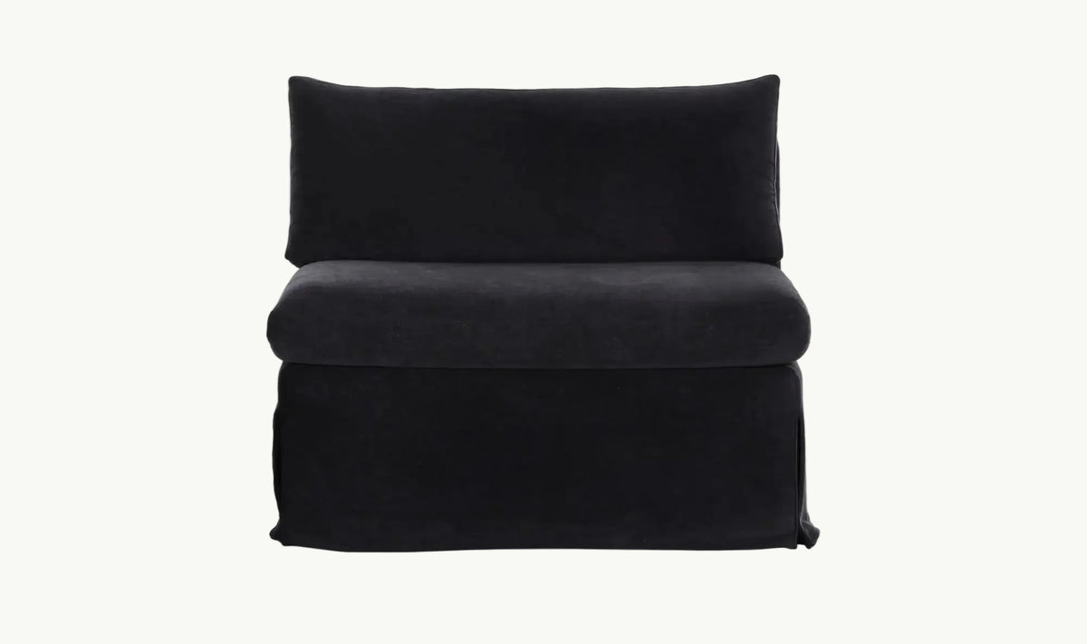 THE ALORA SLIPCOVER DINING CHAIR & HALF