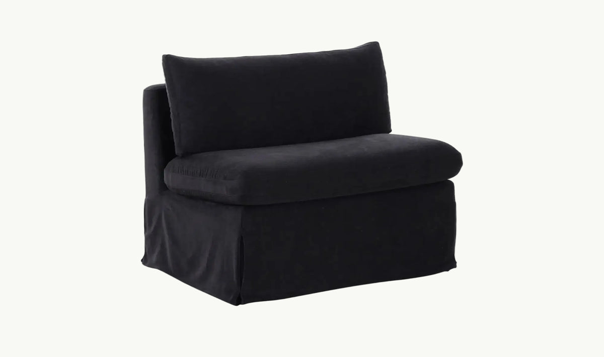 THE ALORA SLIPCOVER DINING CHAIR & HALF