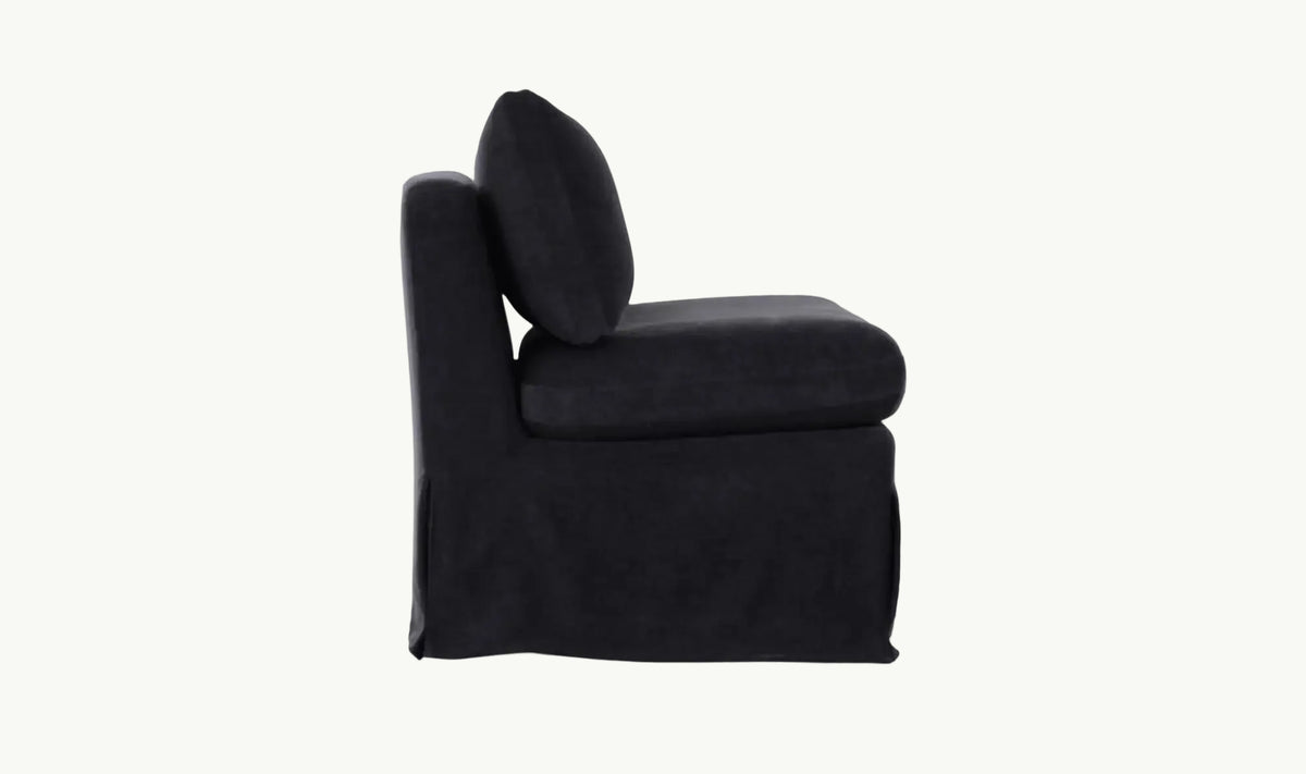 THE ALORA SLIPCOVER DINING CHAIR & HALF