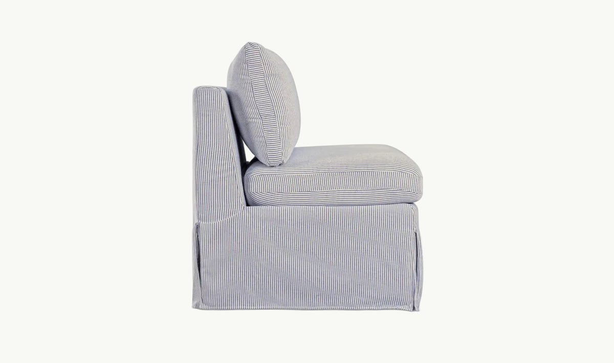 THE ALORA SLIPCOVER DINING CHAIR & HALF