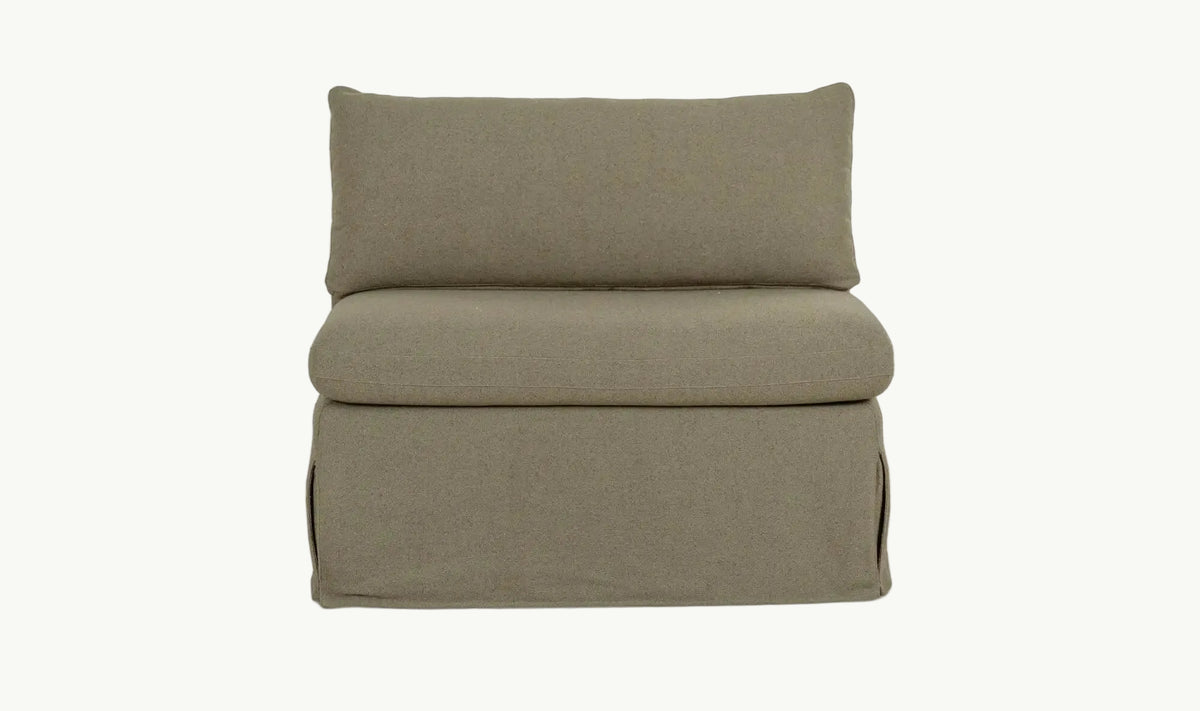 THE ALORA SLIPCOVER DINING CHAIR & HALF