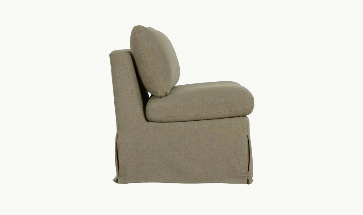 THE ALORA SLIPCOVER DINING CHAIR & HALF