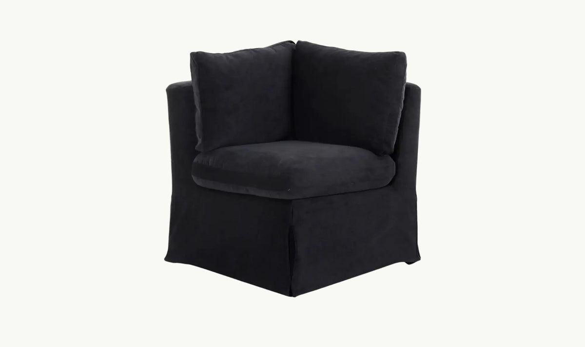THE ALORA SLIPCOVER CORNER CHAIR