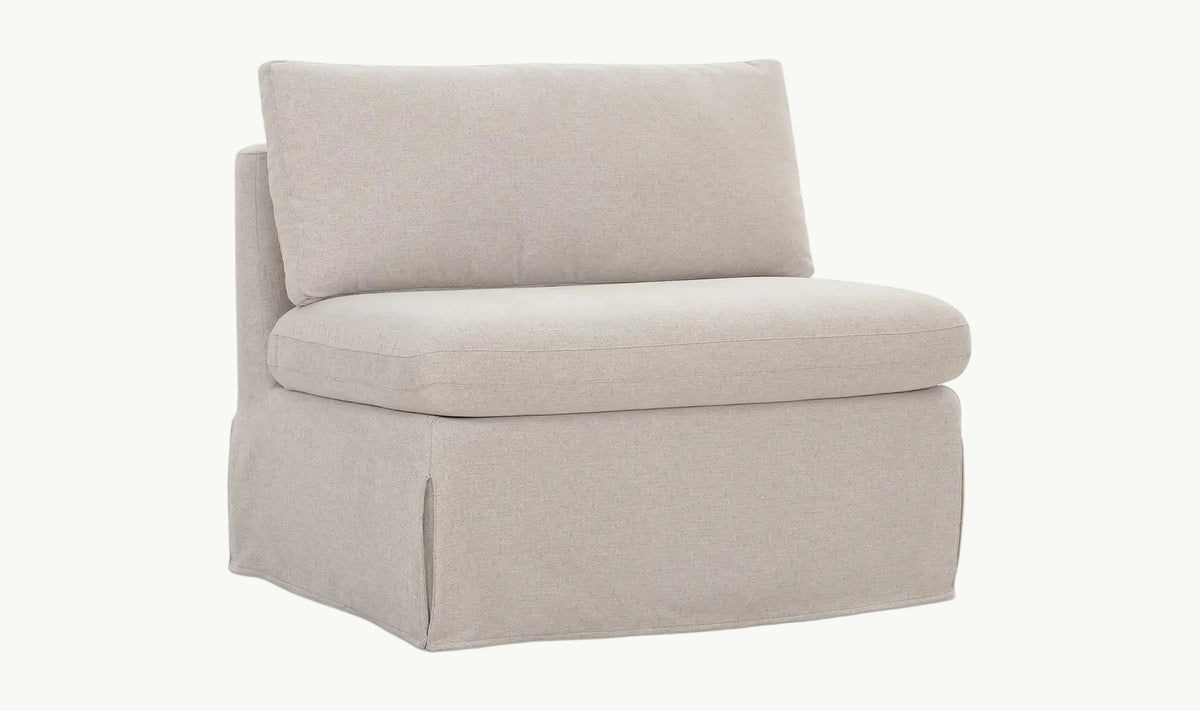 THE ALORA SLIPCOVER DINING CHAIR & HALF