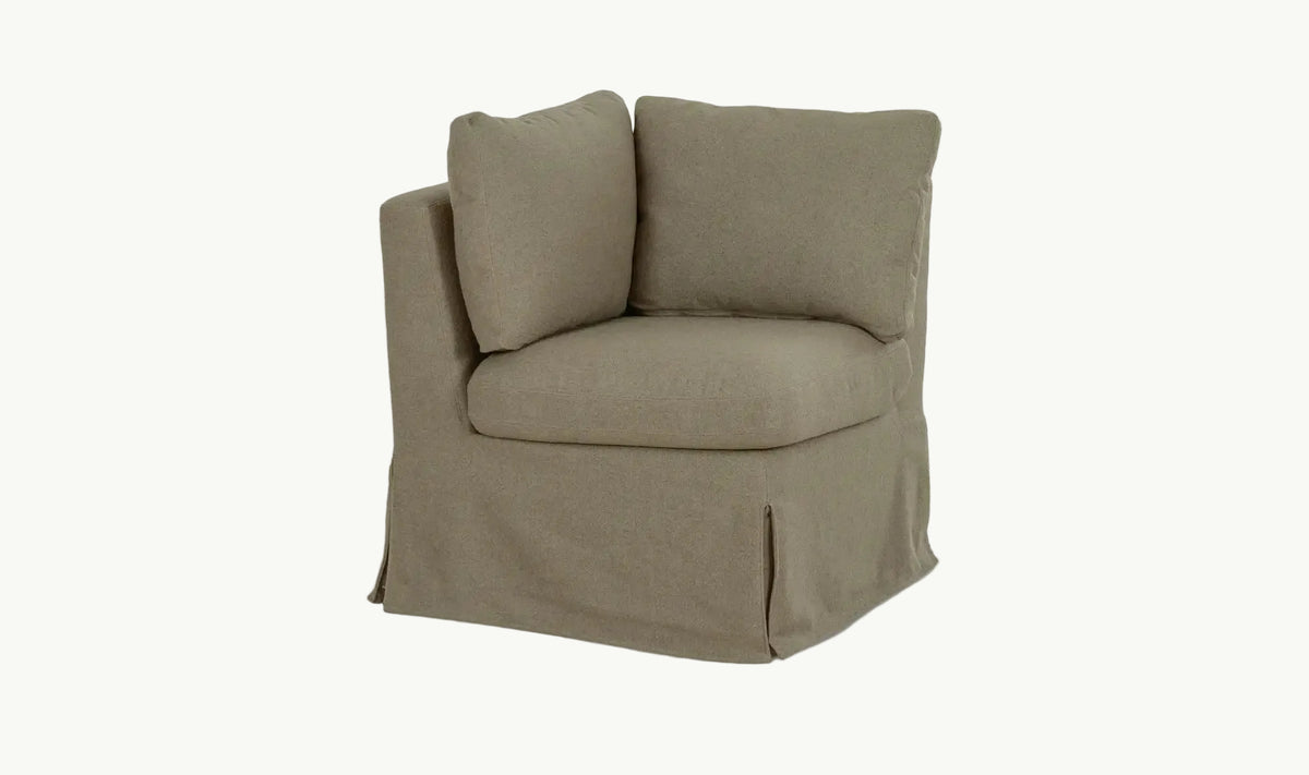 THE ALORA SLIPCOVER CORNER CHAIR
