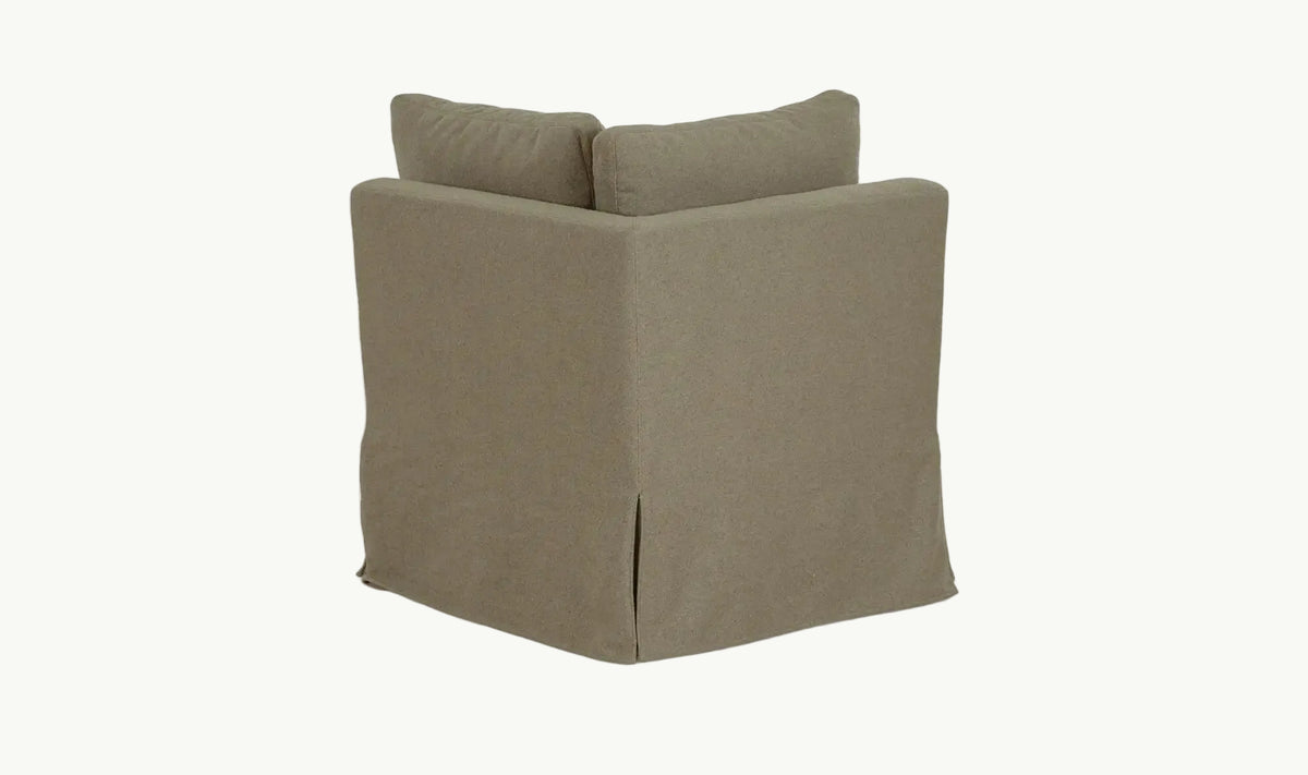 THE ALORA SLIPCOVER CORNER CHAIR