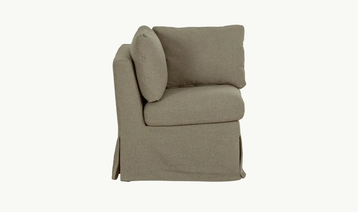 THE ALORA SLIPCOVER CORNER CHAIR