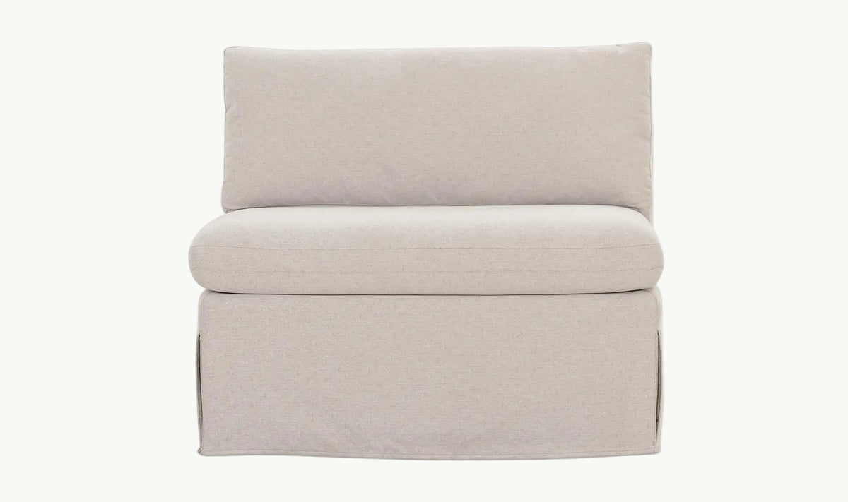 THE ALORA SLIPCOVER DINING CHAIR & HALF
