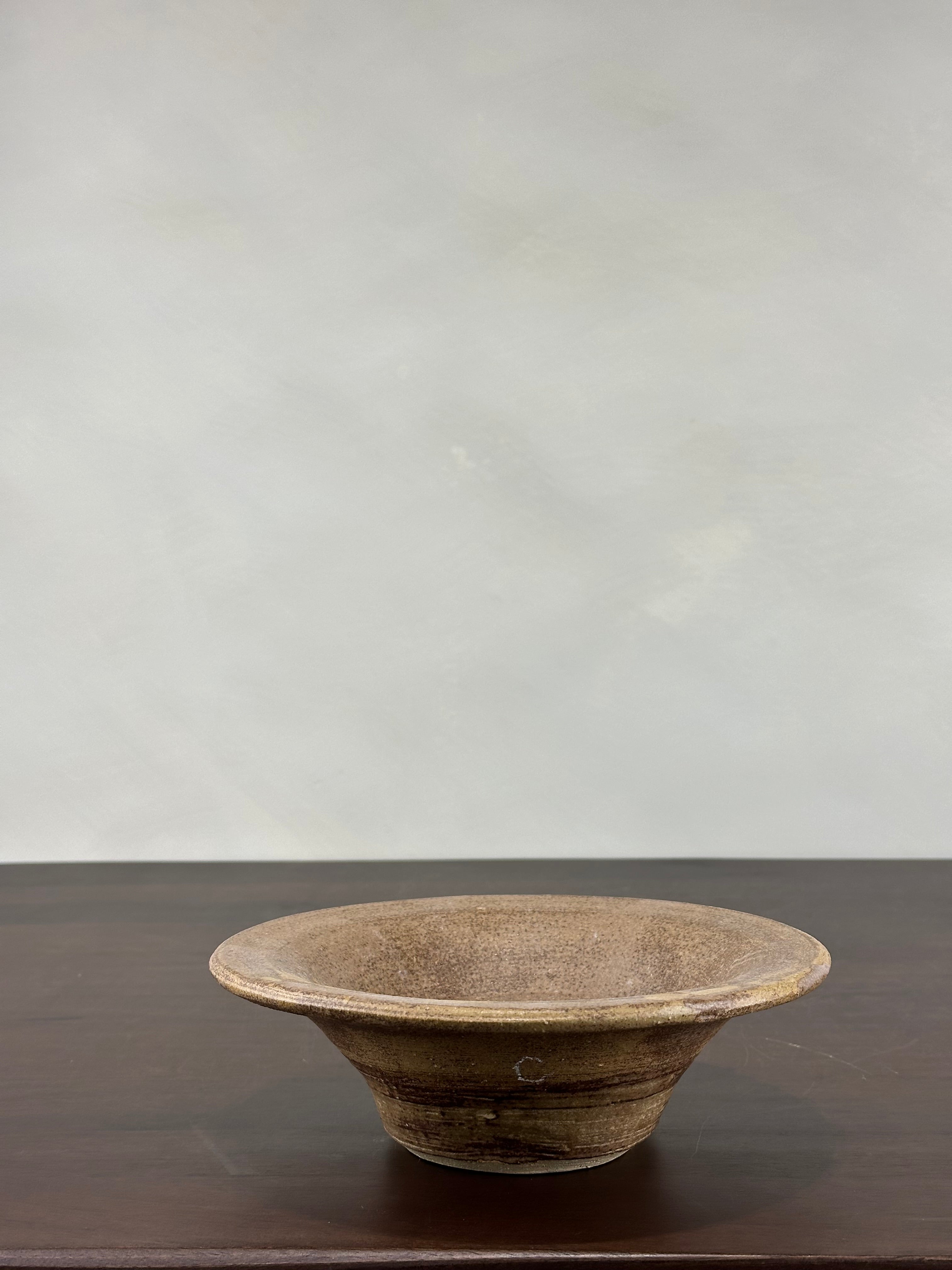 HANDCRAFTED BROWN BOWL