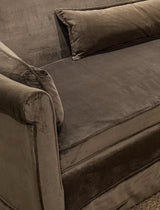 Vintage Velvet Sofa - Restored