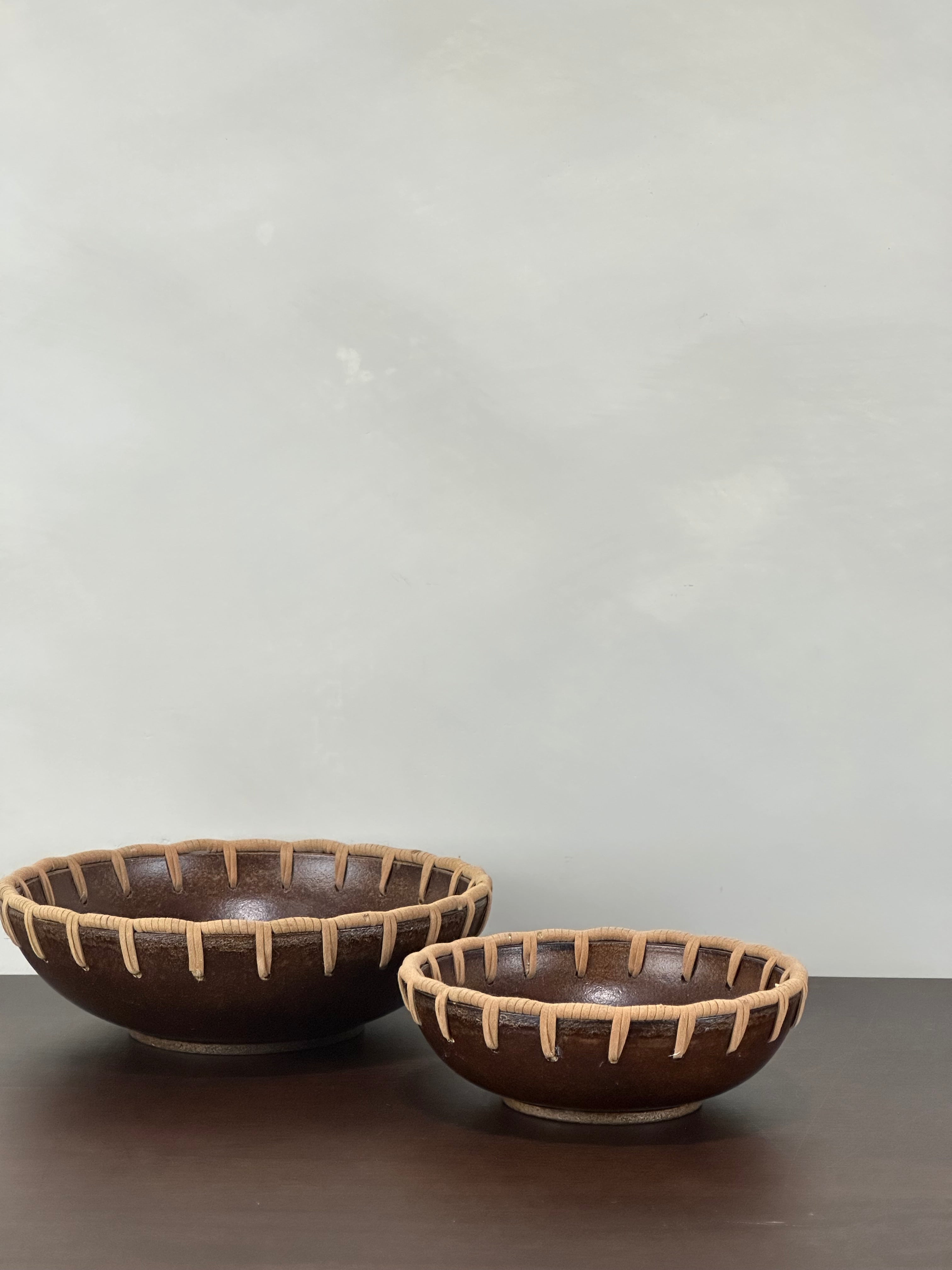 WOODEN BOWL- LARGE