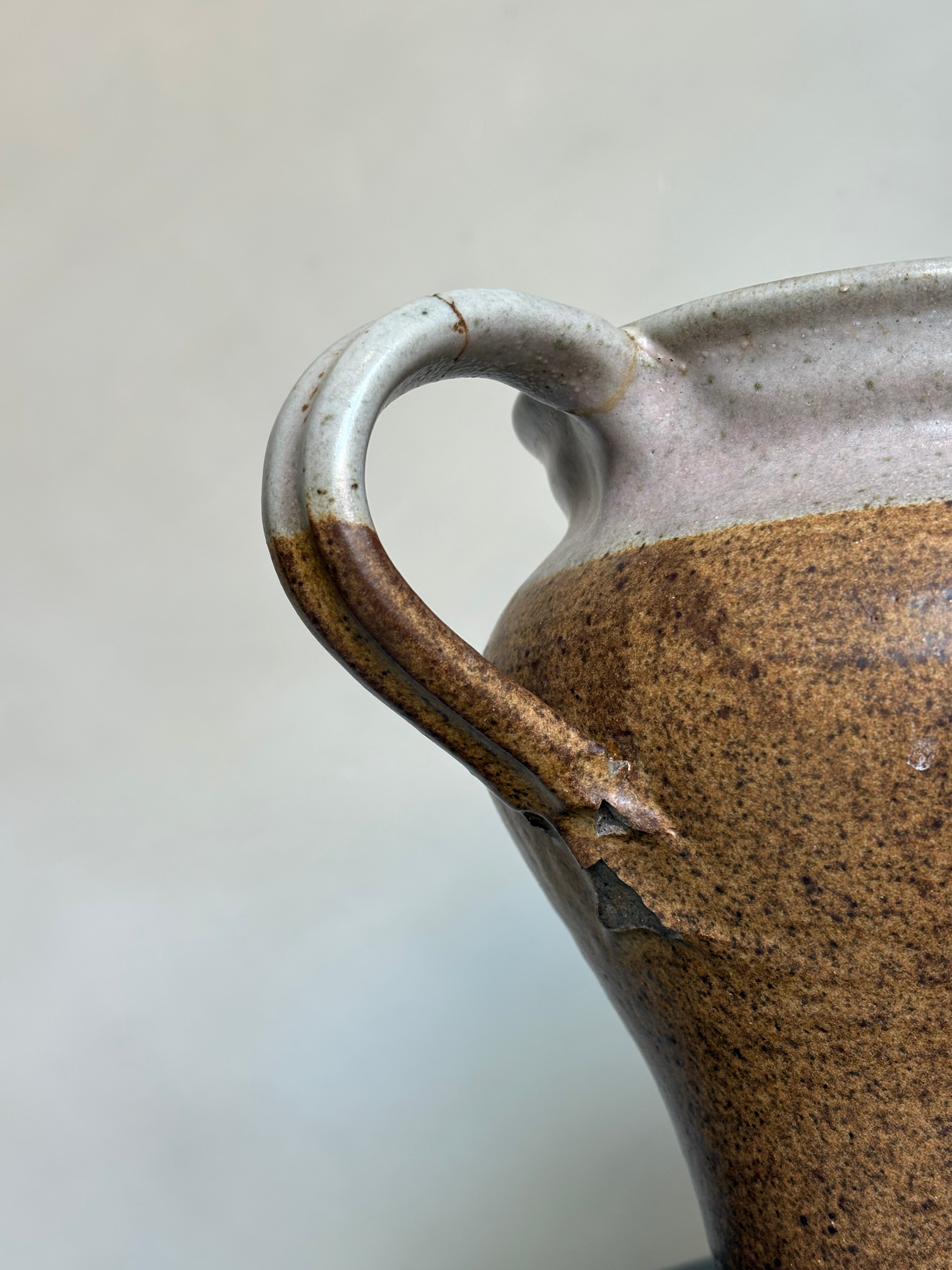 HANDCRAFTED TWO-TONED PITCHER