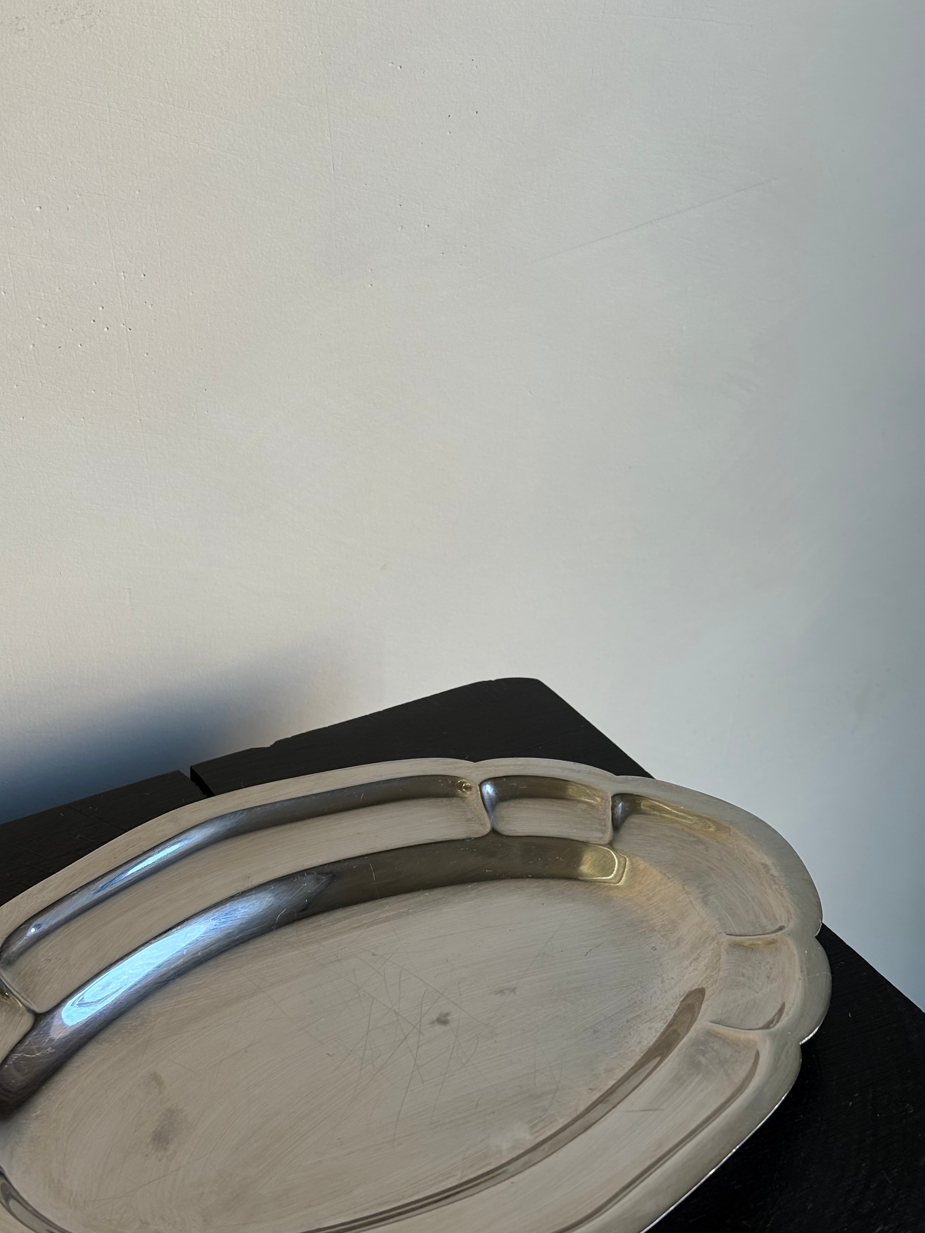 SMALL STAINLESS SERVING TRAY