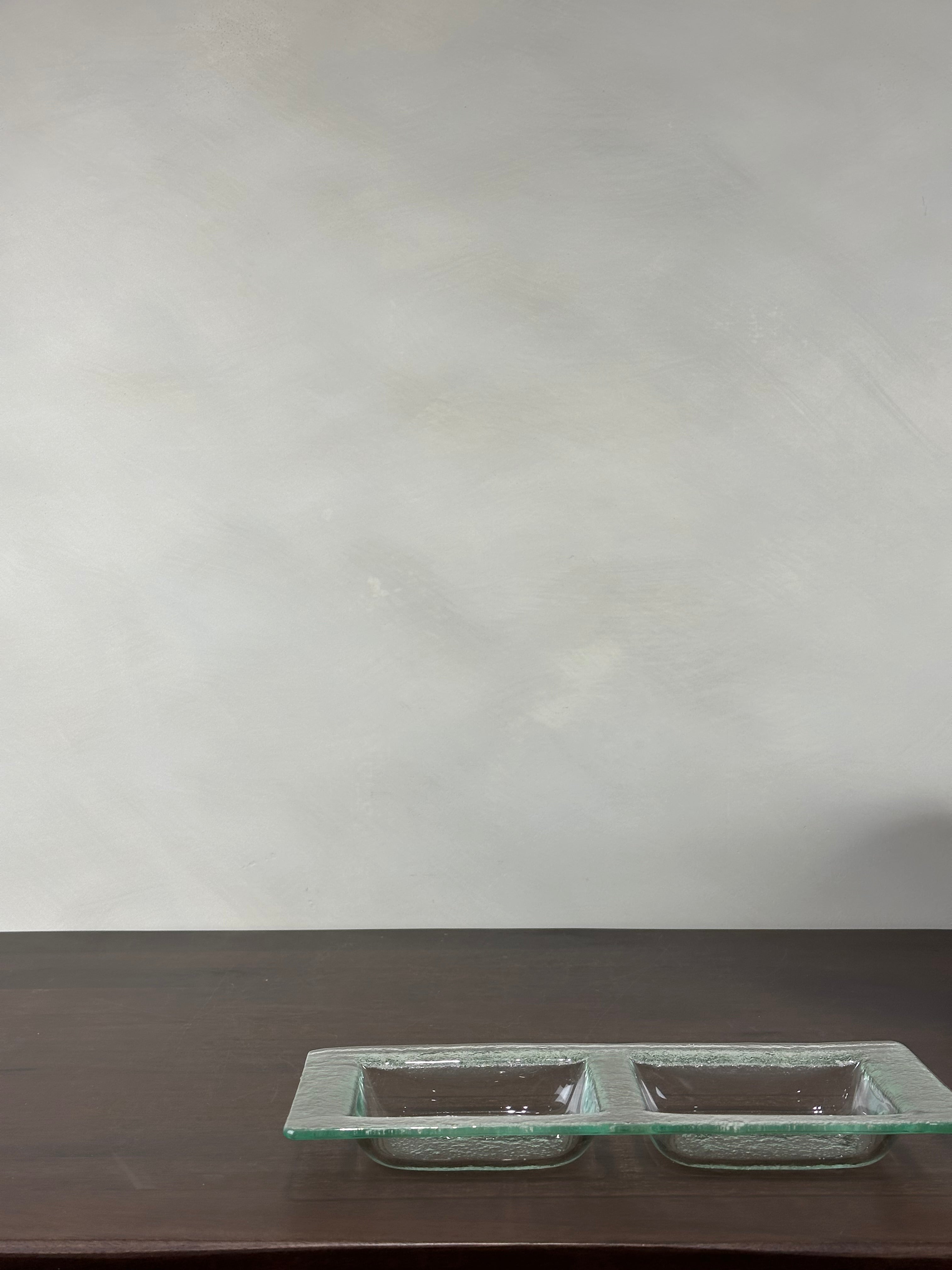 GLASS SERVING DISH