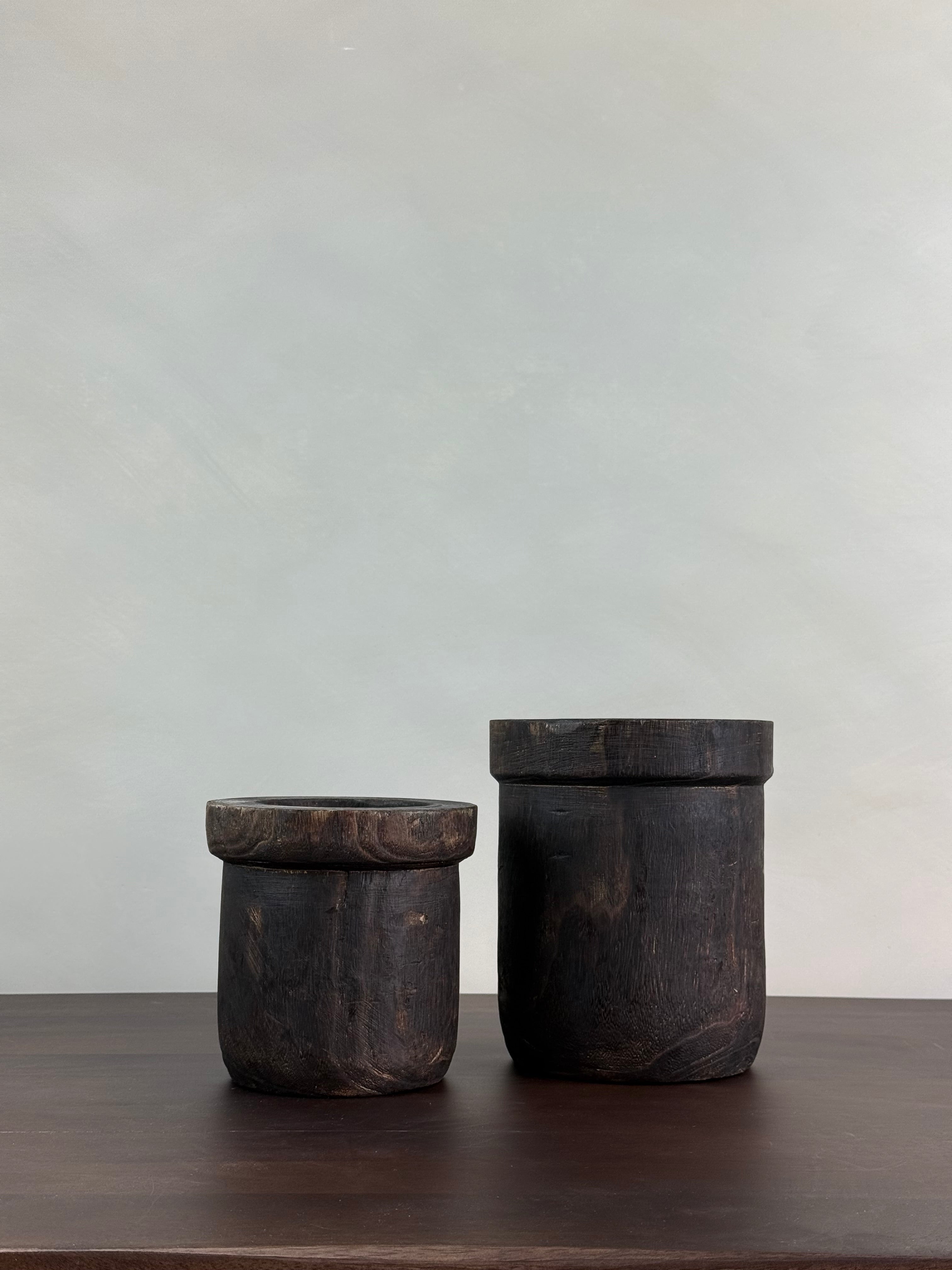 WOODEN POTS
