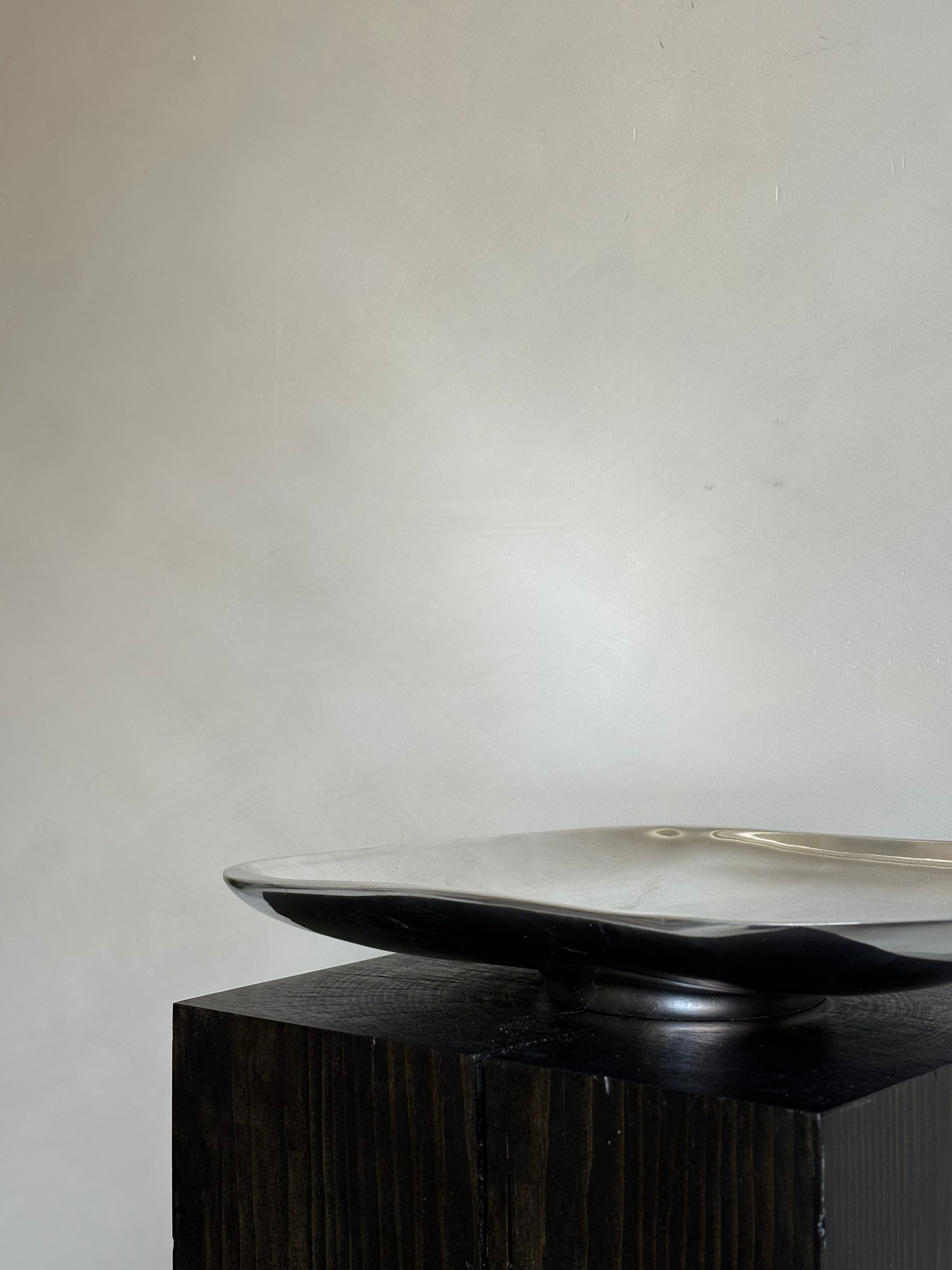CHROME PEDESTAL TRAY