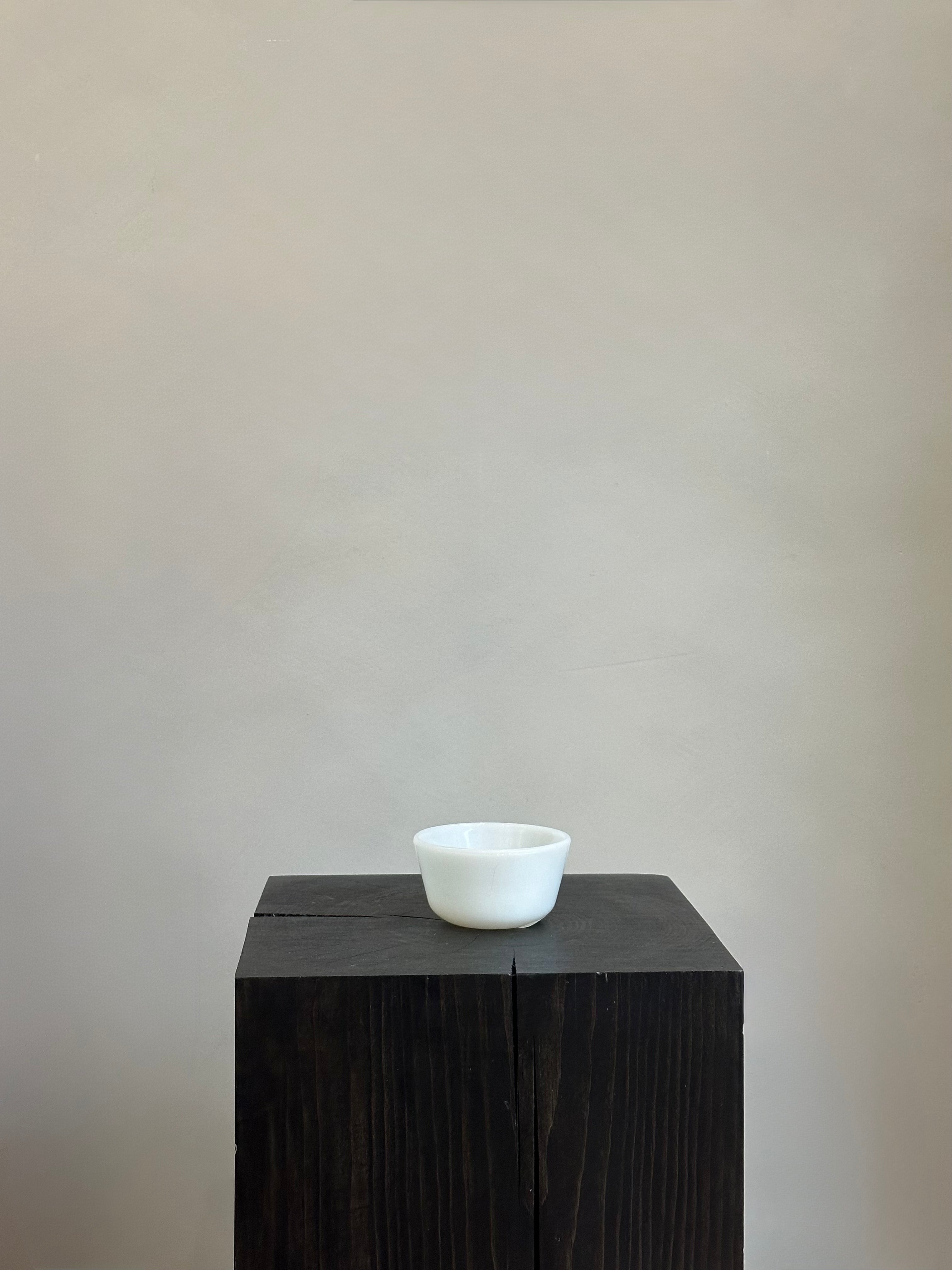 MILK WHITE GLASS BOWL