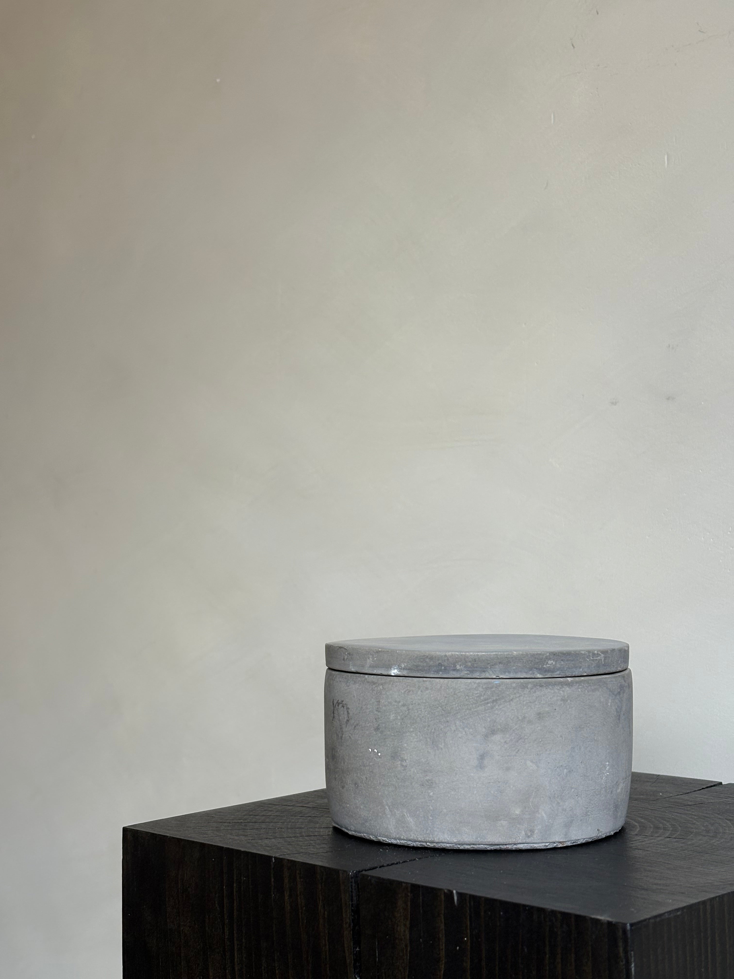 GREY STONE CANISTER