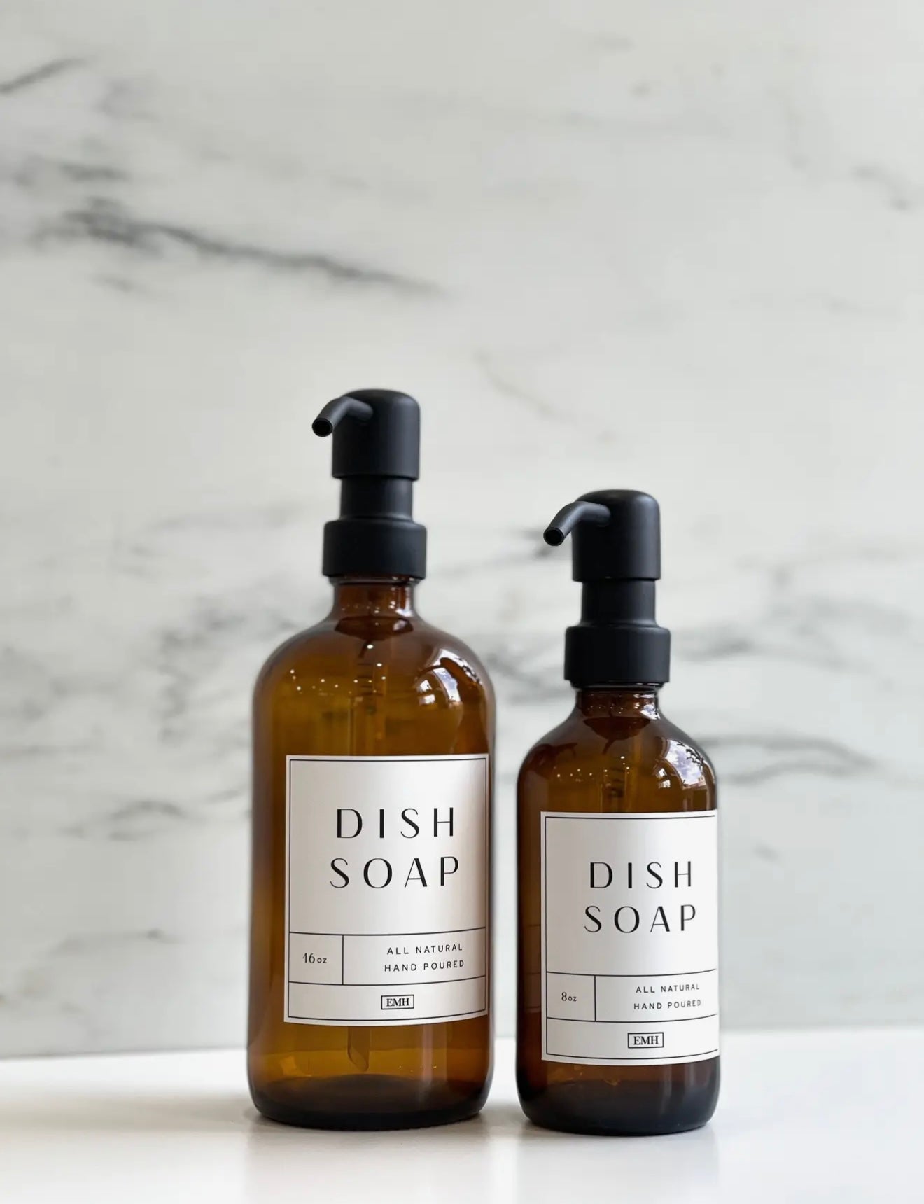 DISH SOAP GLASS DISPENSER