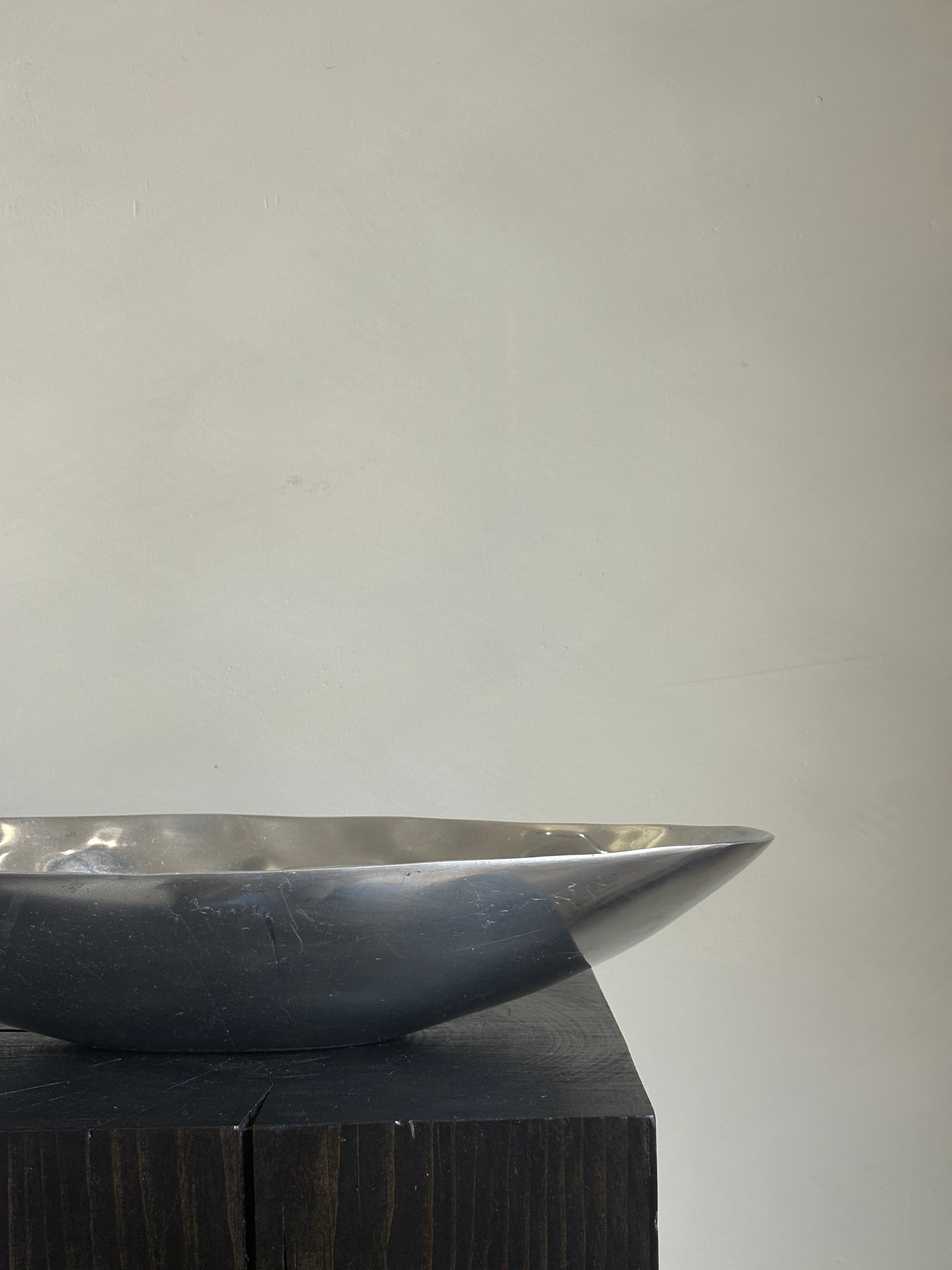 SILVER OVAL DISH