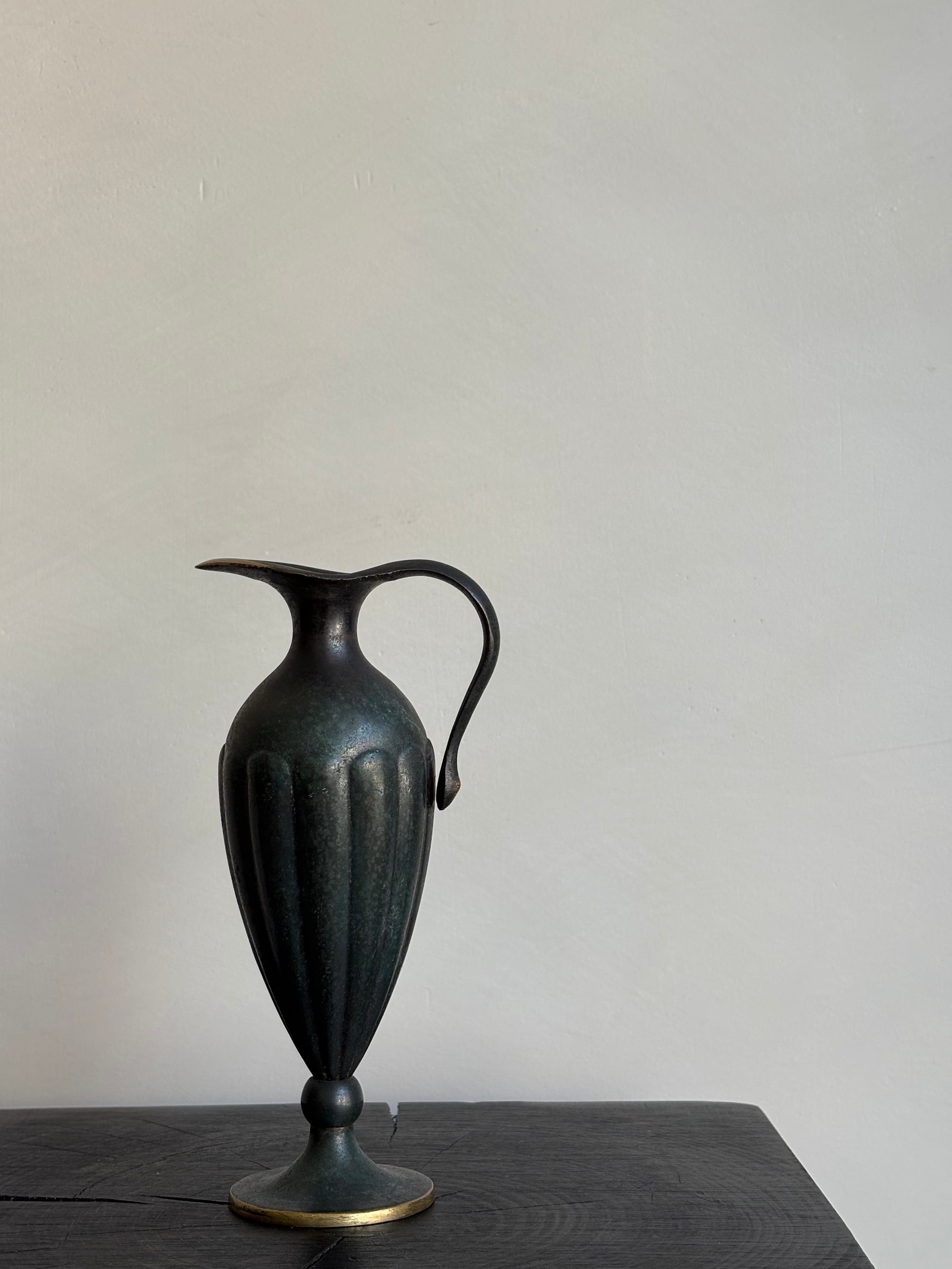 BLACK DECORATIVE PITCHER