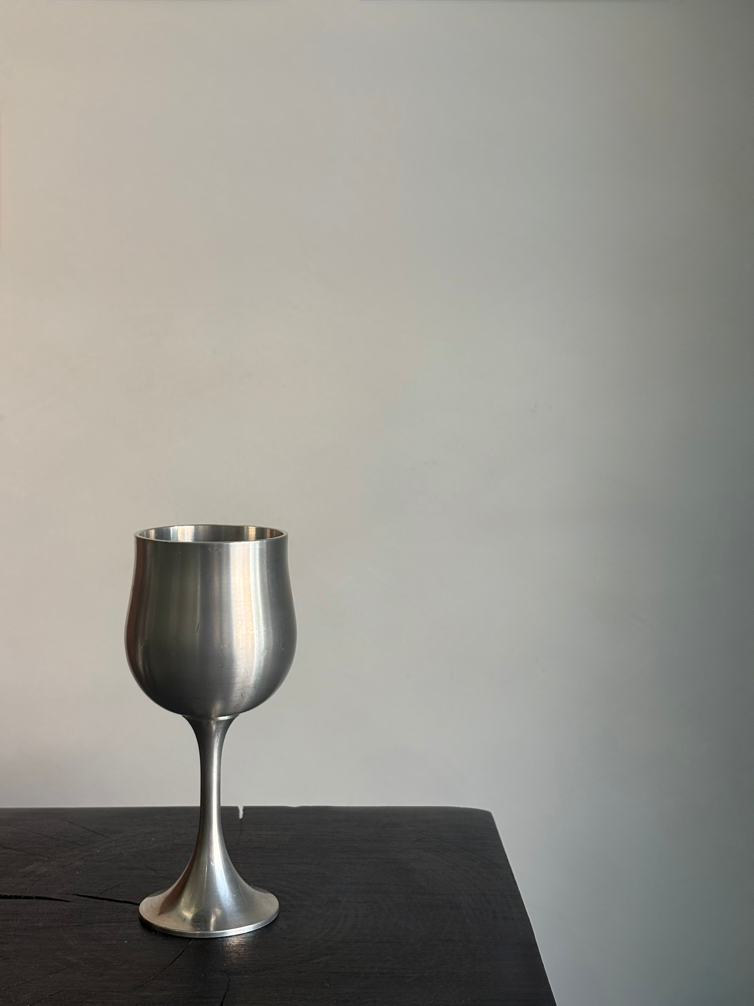 ROYAL PEWTER TULIP GOBLETS