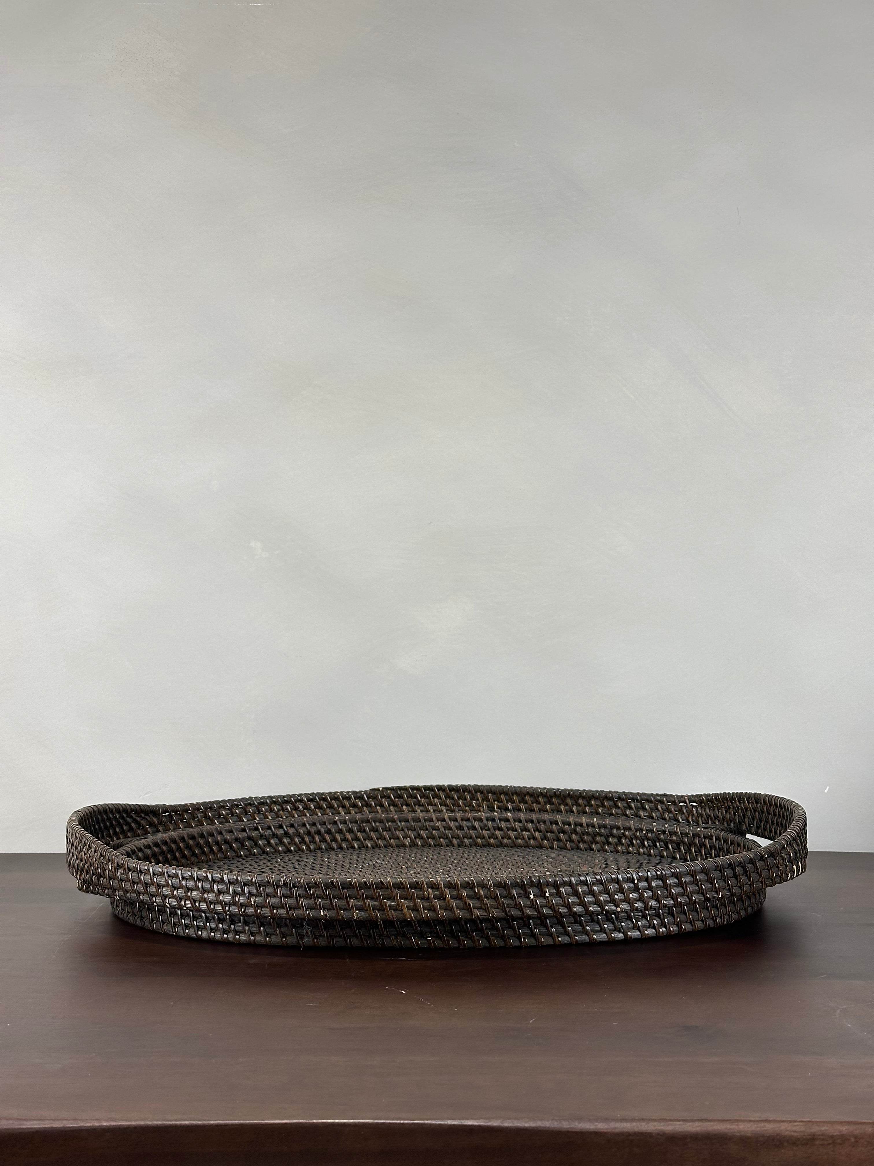 WICKER TRAY
