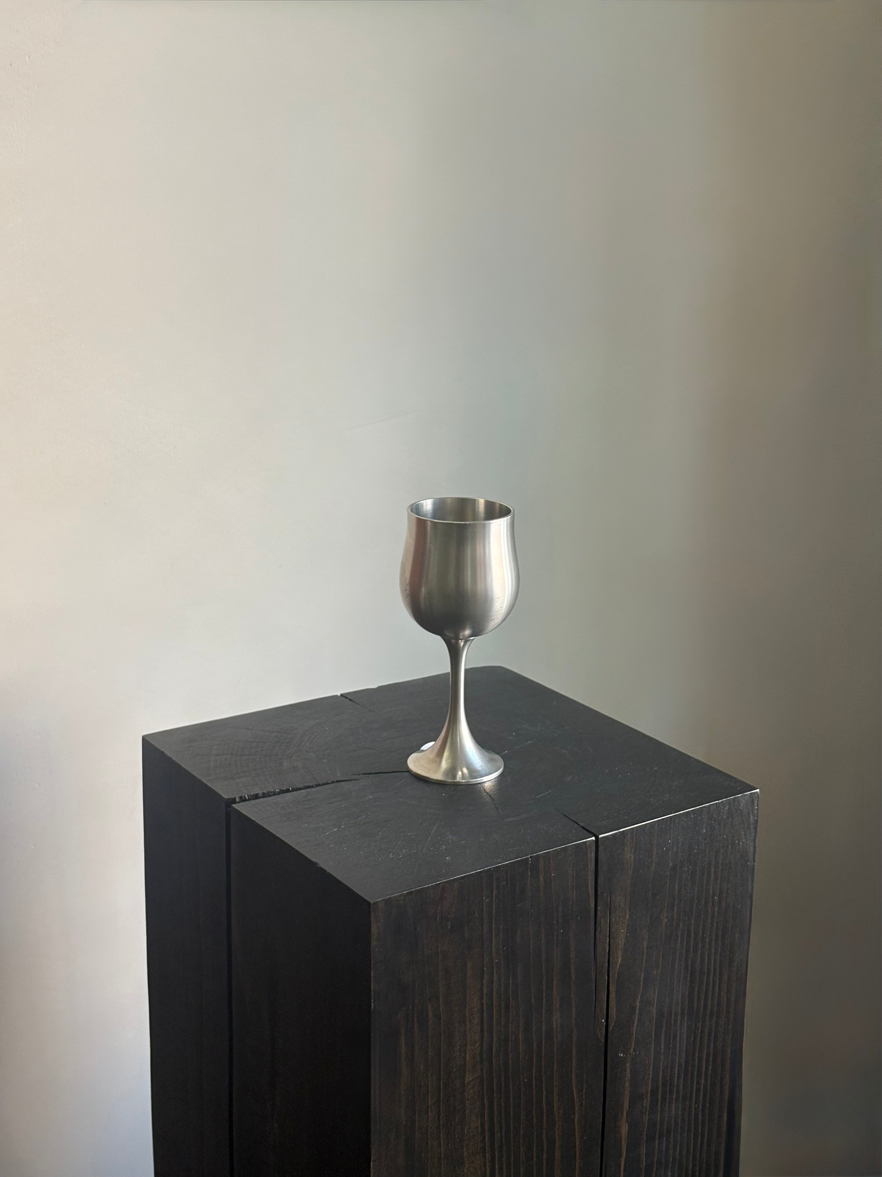 ROYAL PEWTER TULIP GOBLETS