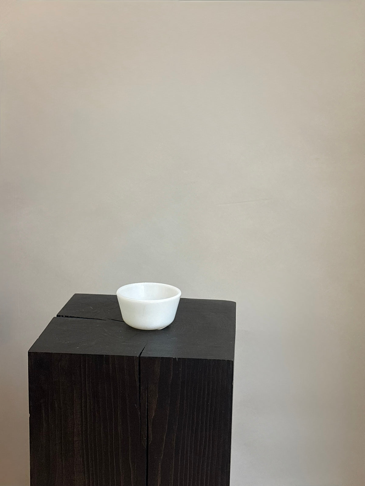 MILK WHITE GLASS BOWL