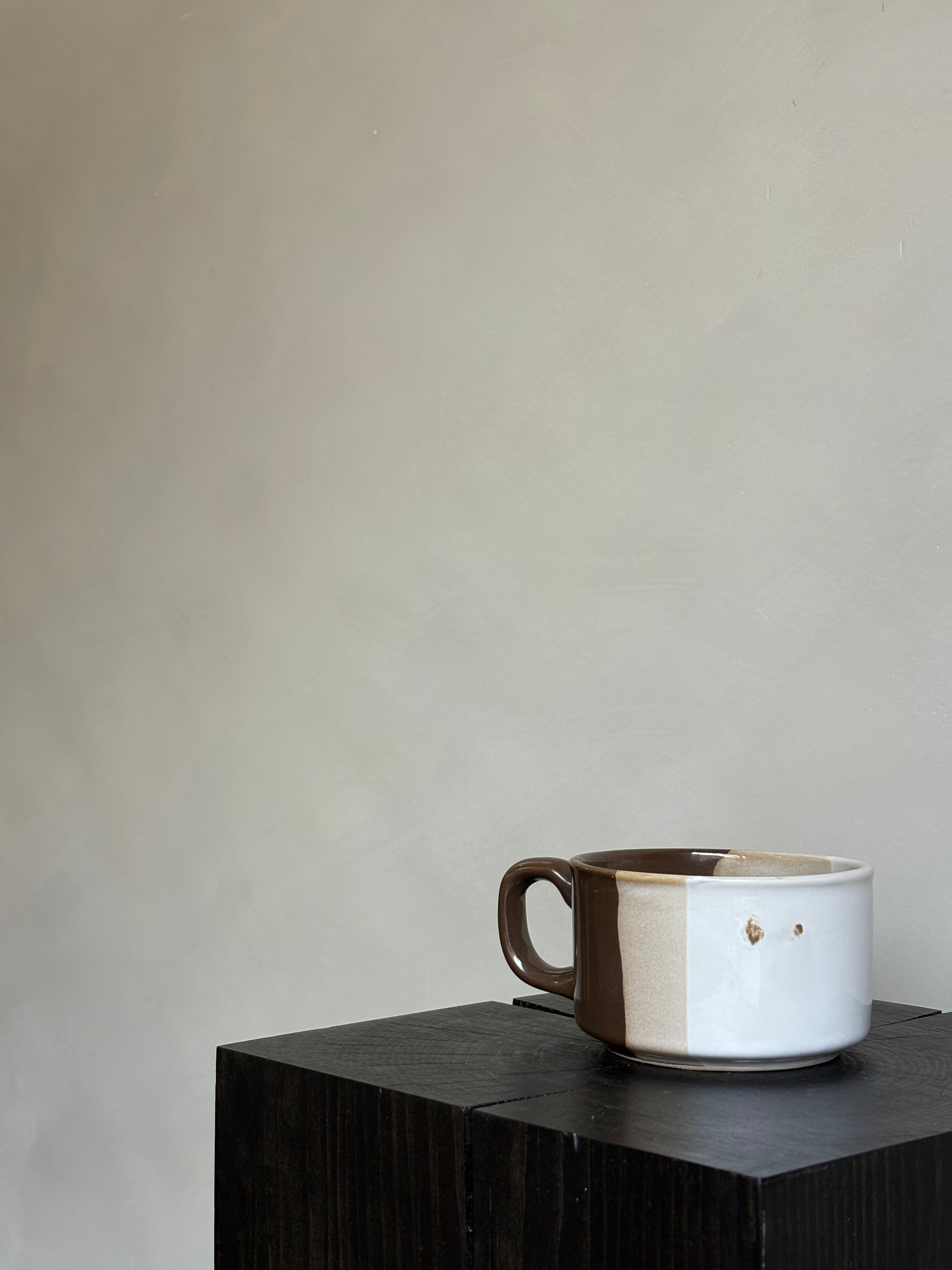 BROWN + CREAM MUG