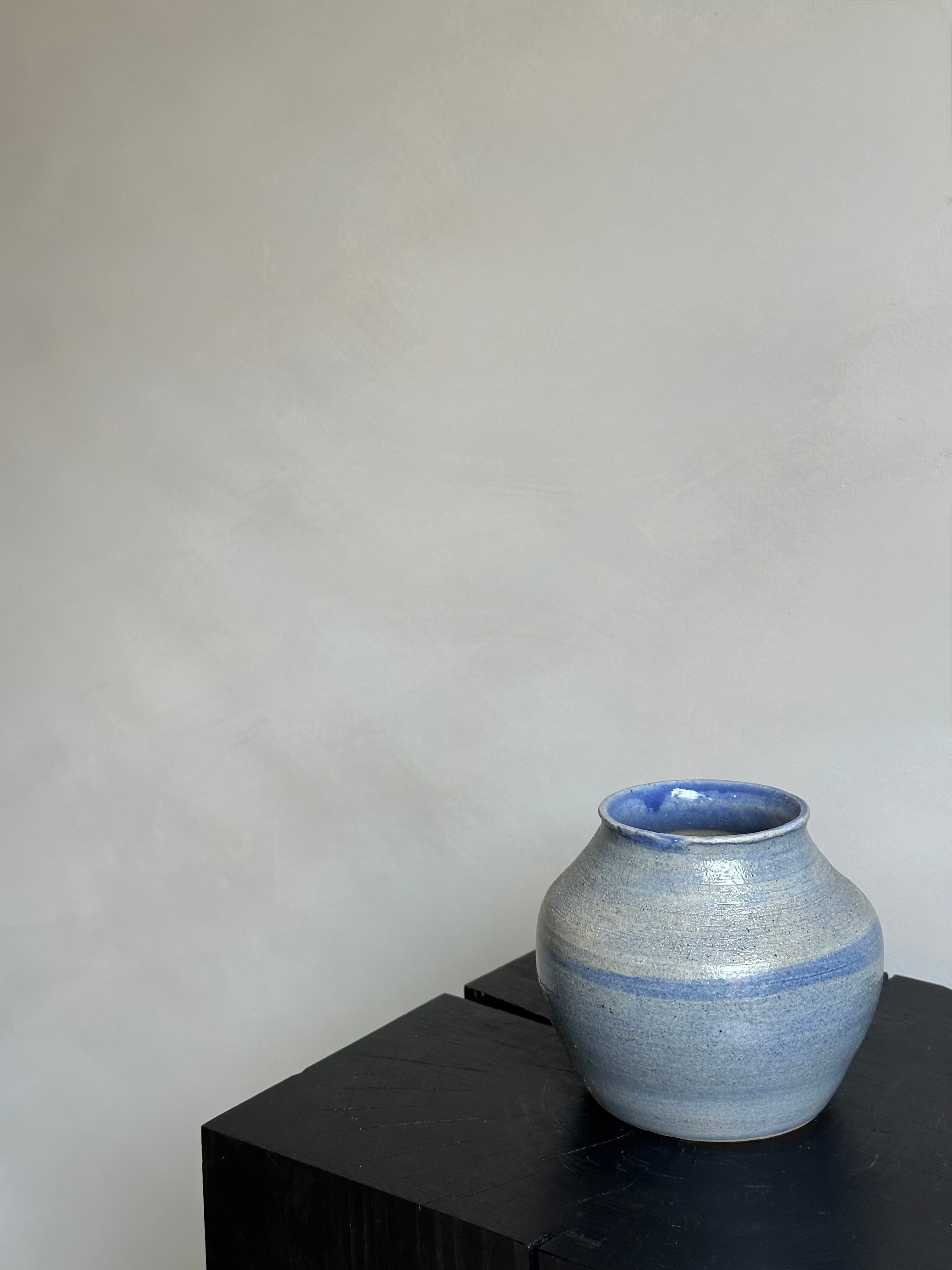 HANDCRAFTED BLUE VASE