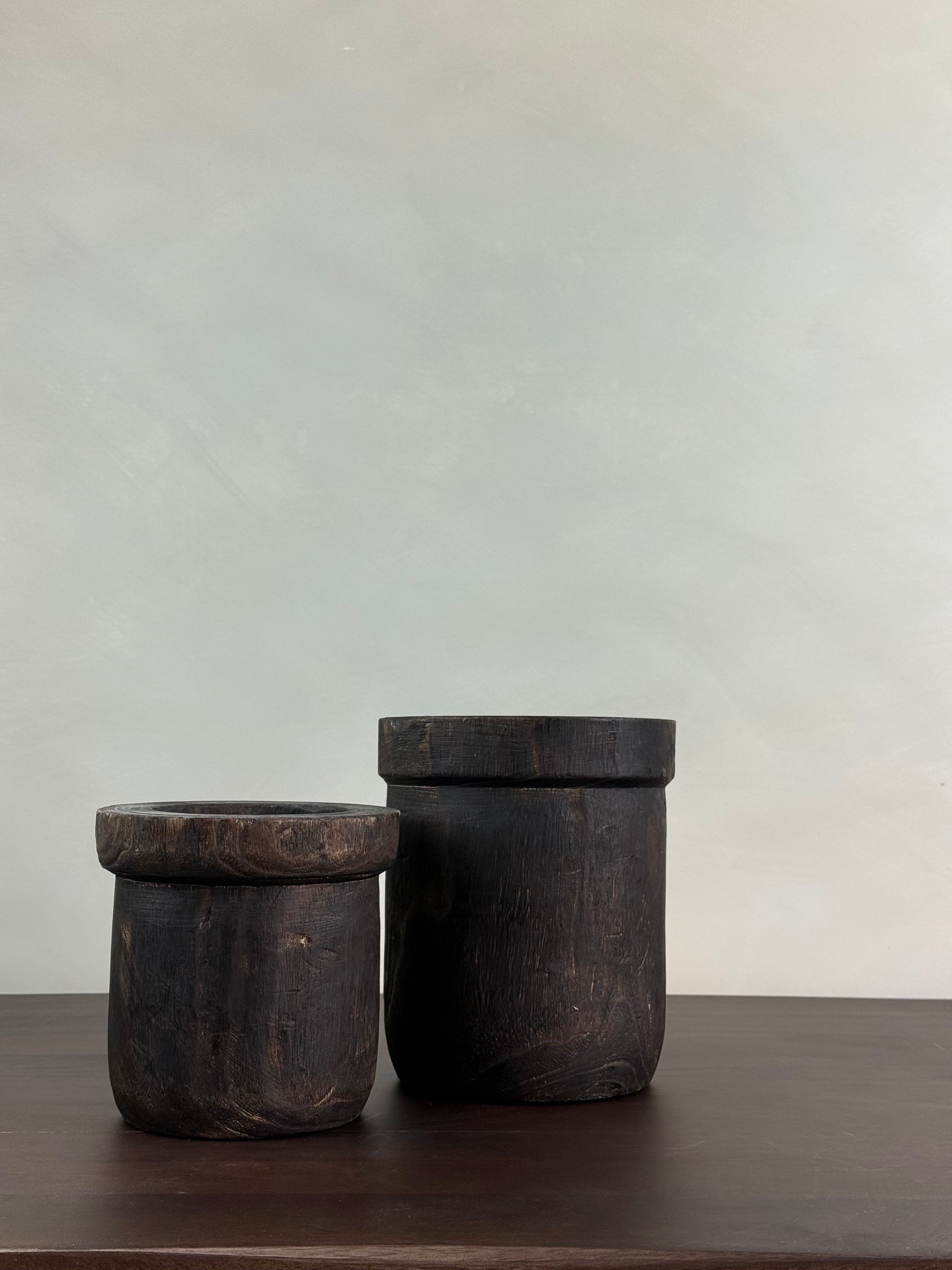 WOODEN POTS