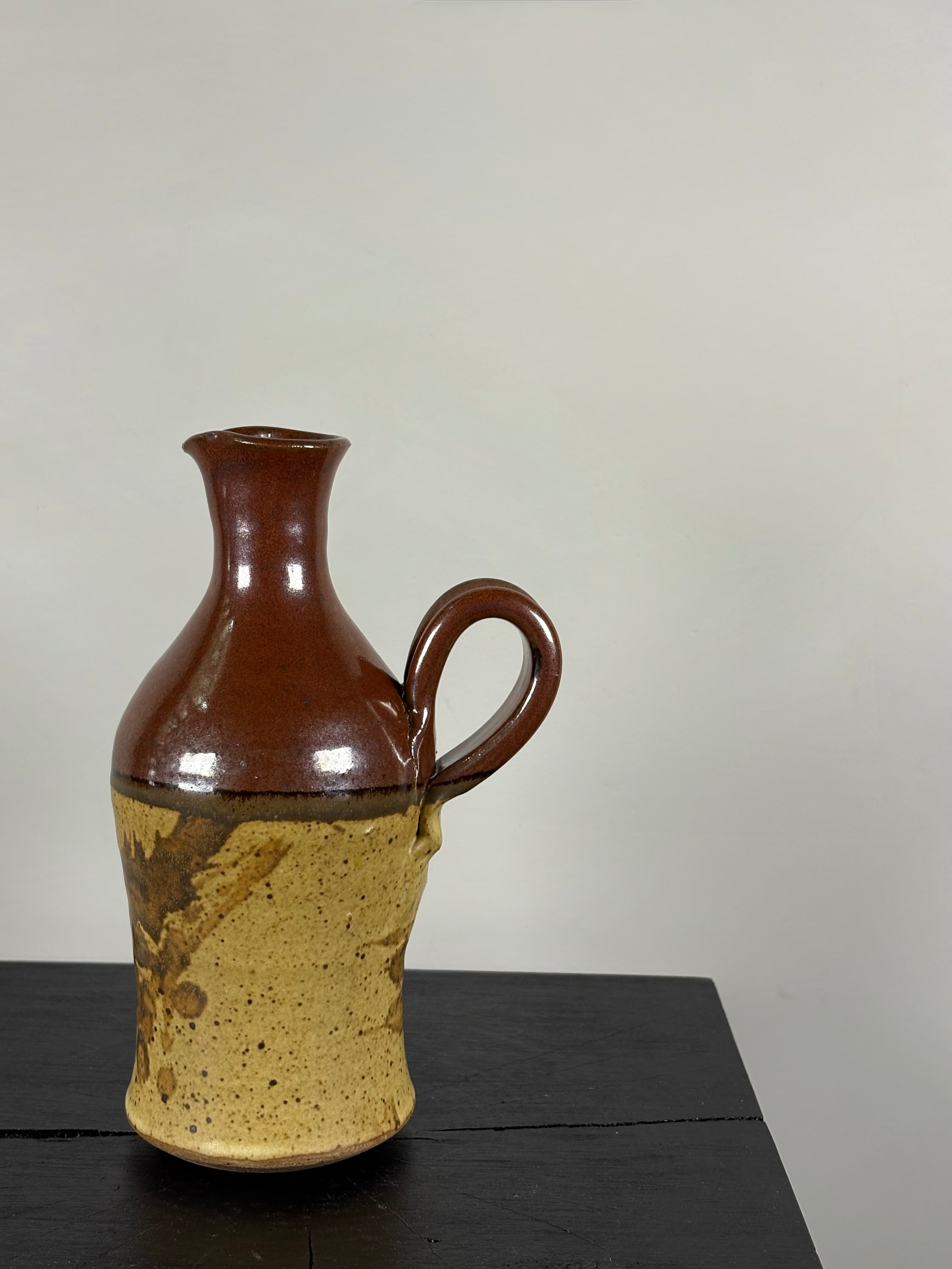 HAND CRAFTED TWO TONED JUG