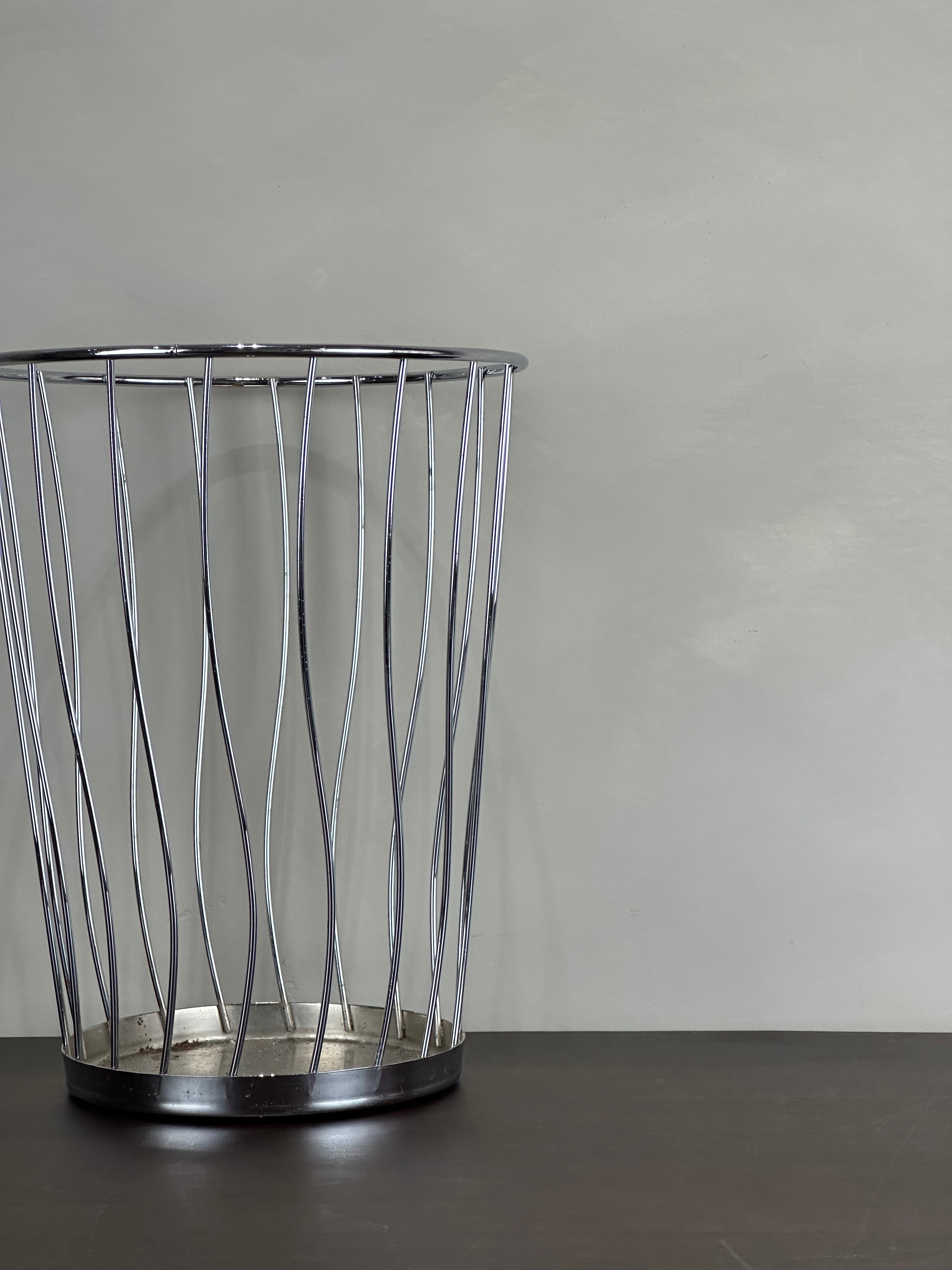 CHROME WASTEBIN