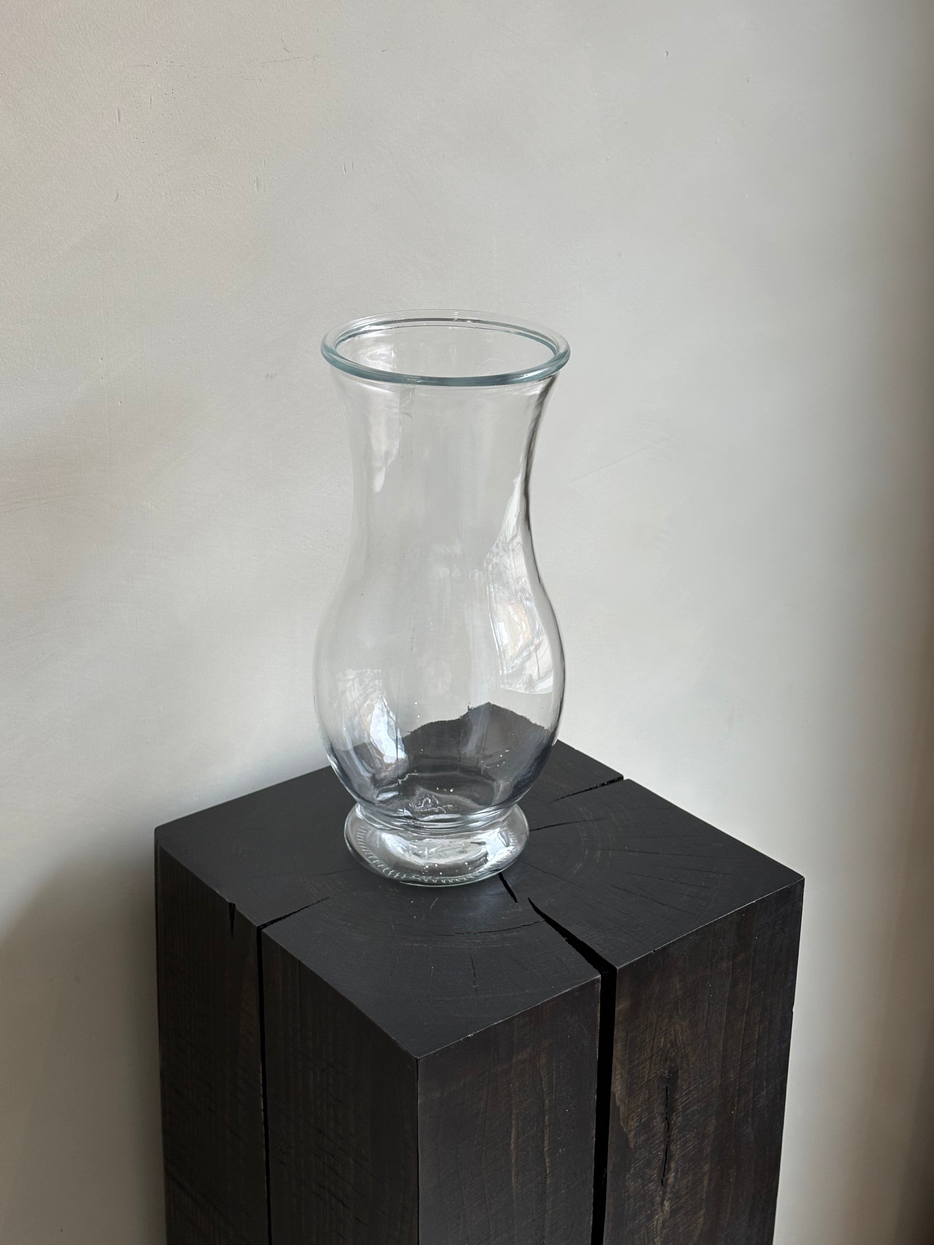 CURVY GLASS VASE