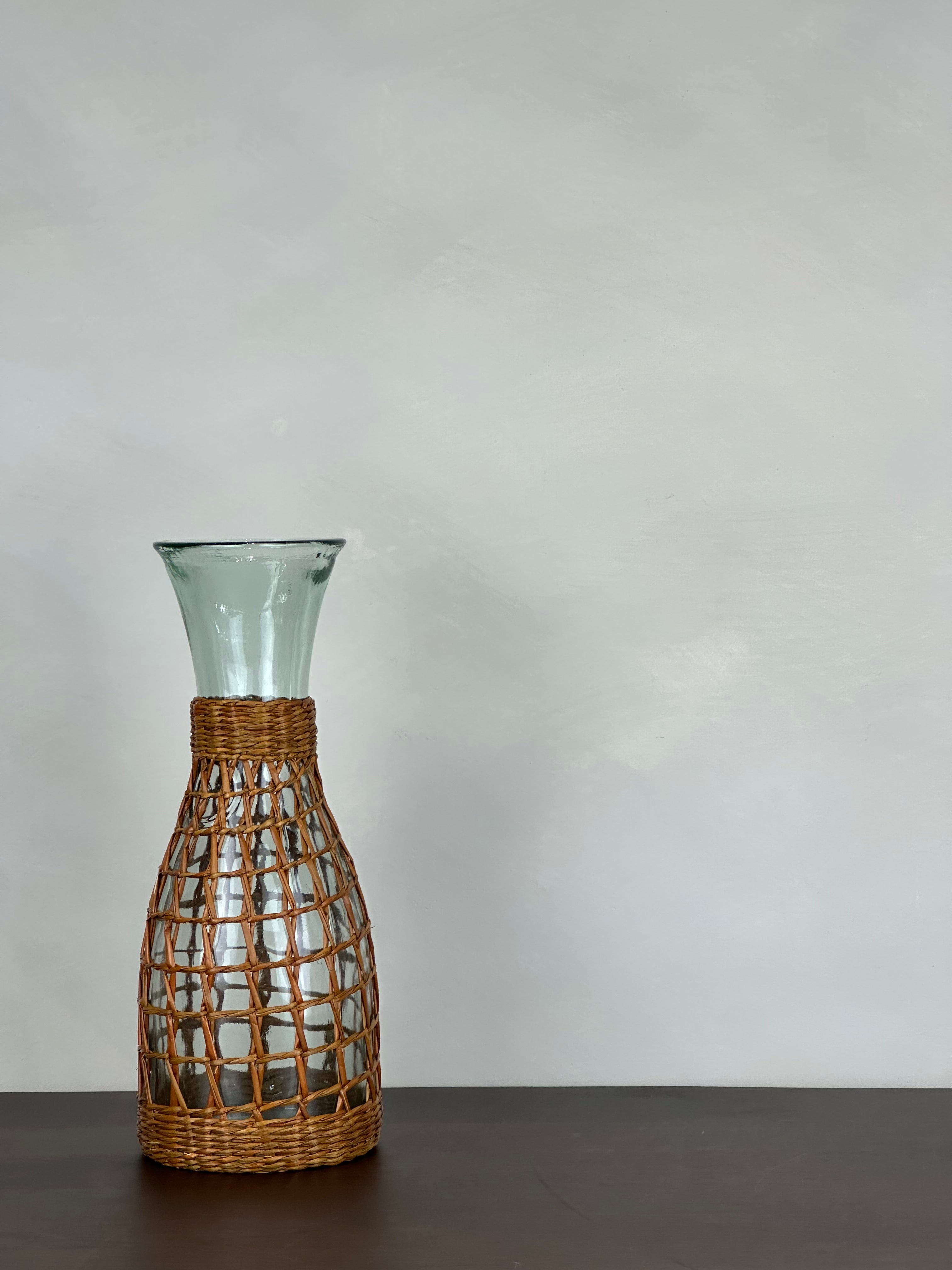 WICKER WATER PITCHER