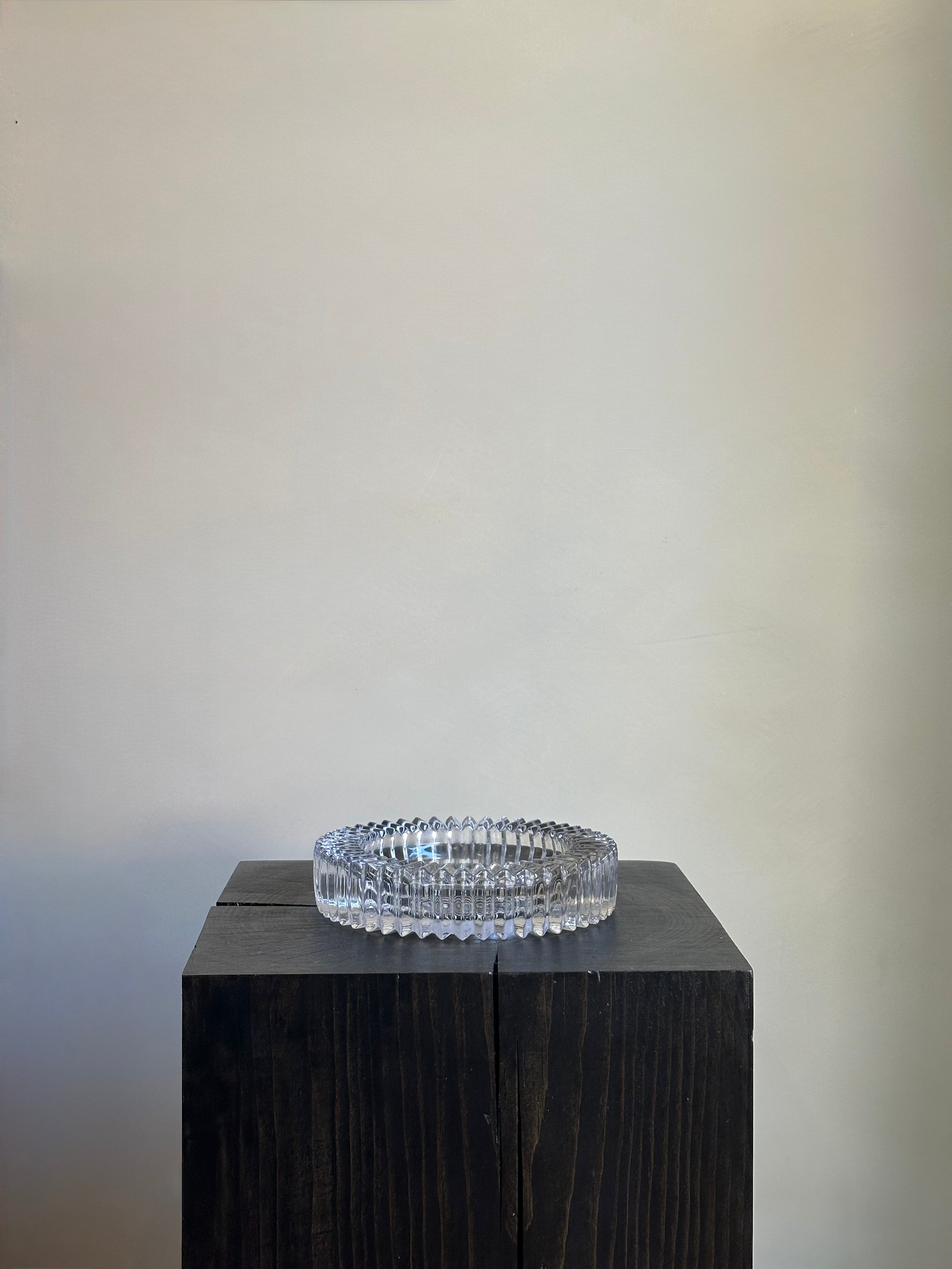 VINTAGE SPIKED CRYSTAL DISH